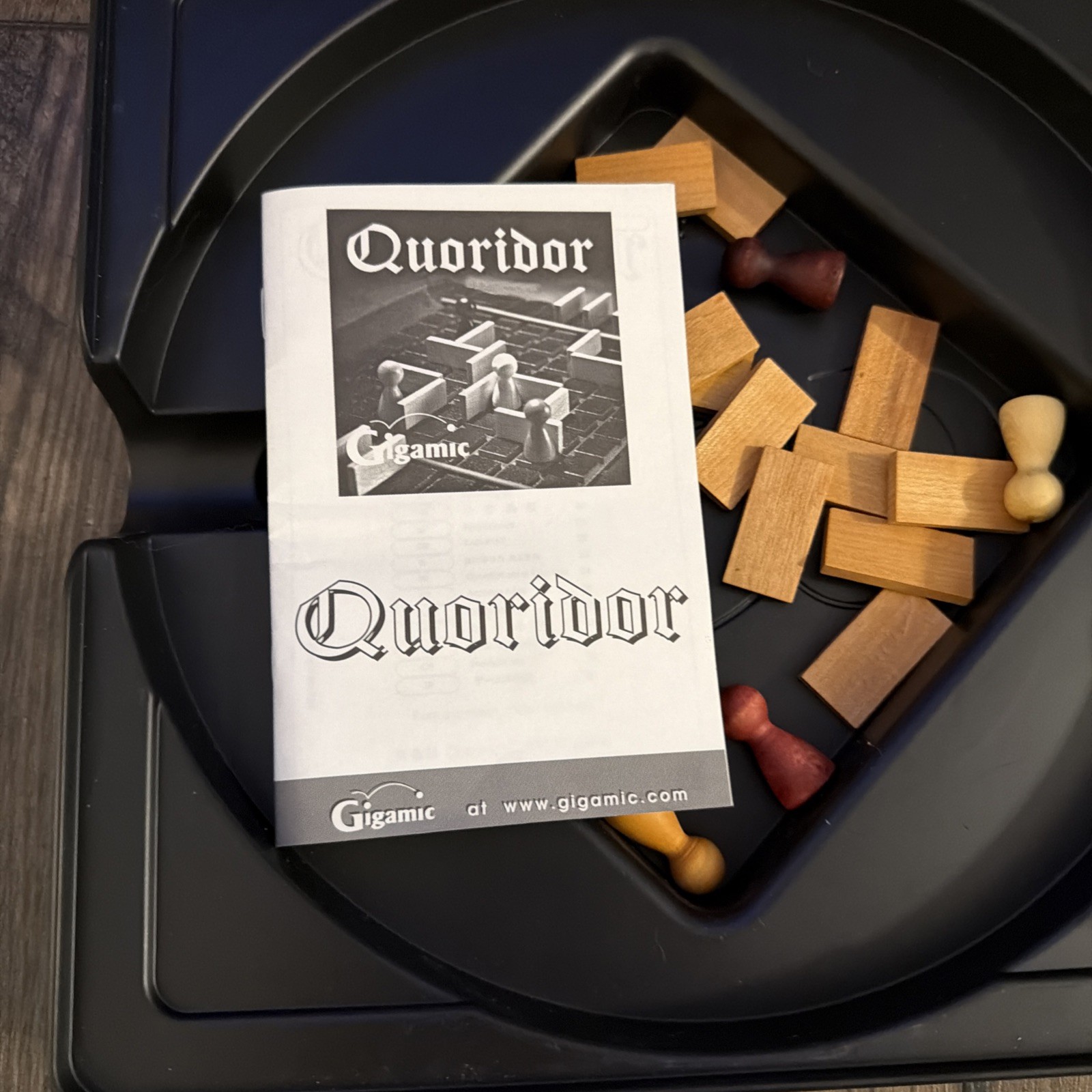 Quoridor Board Game Gigamic 1997 Complete Wooden Strategy Game