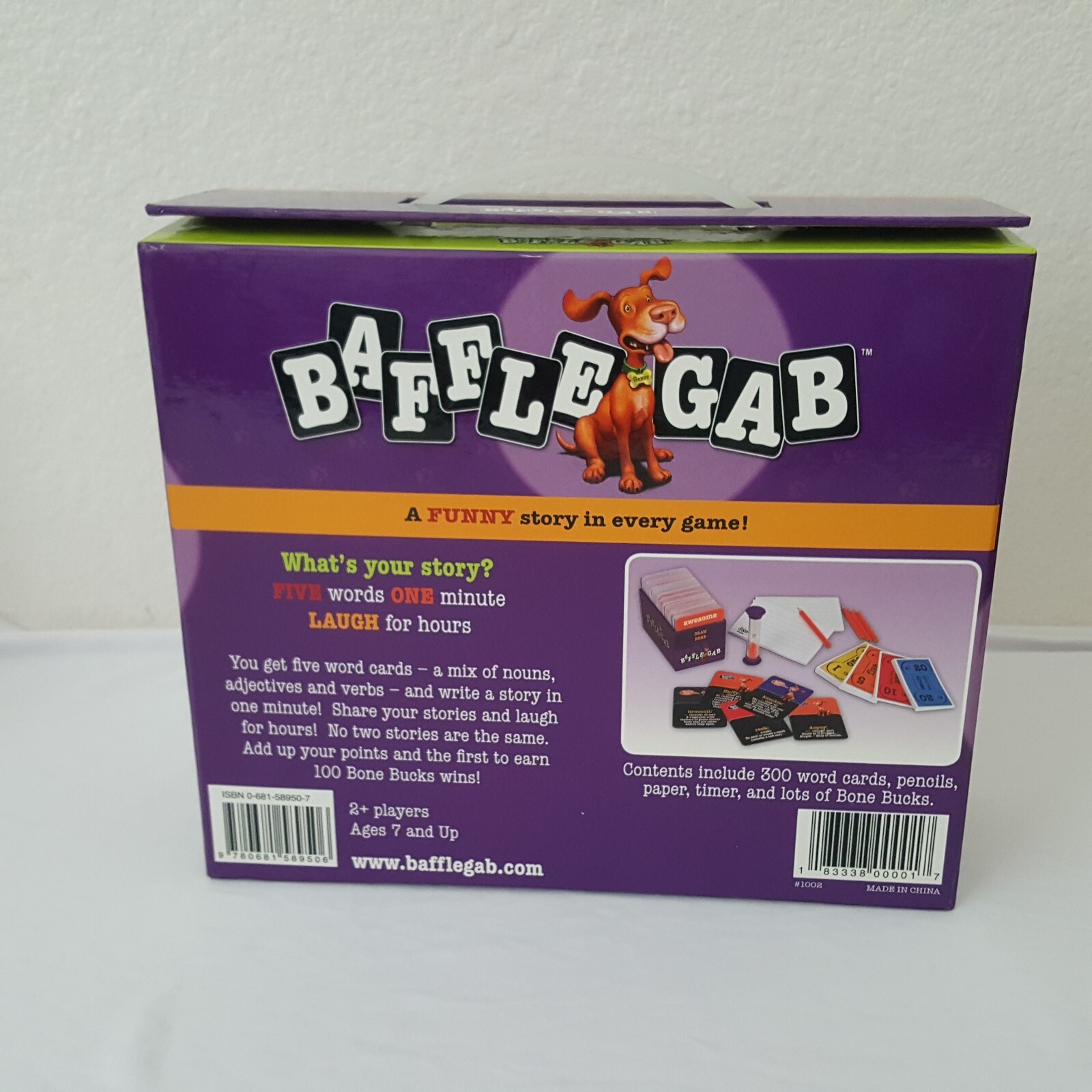 Baffle Gab Board Game Classroom Group Party Funny Story Word Limited Edition….