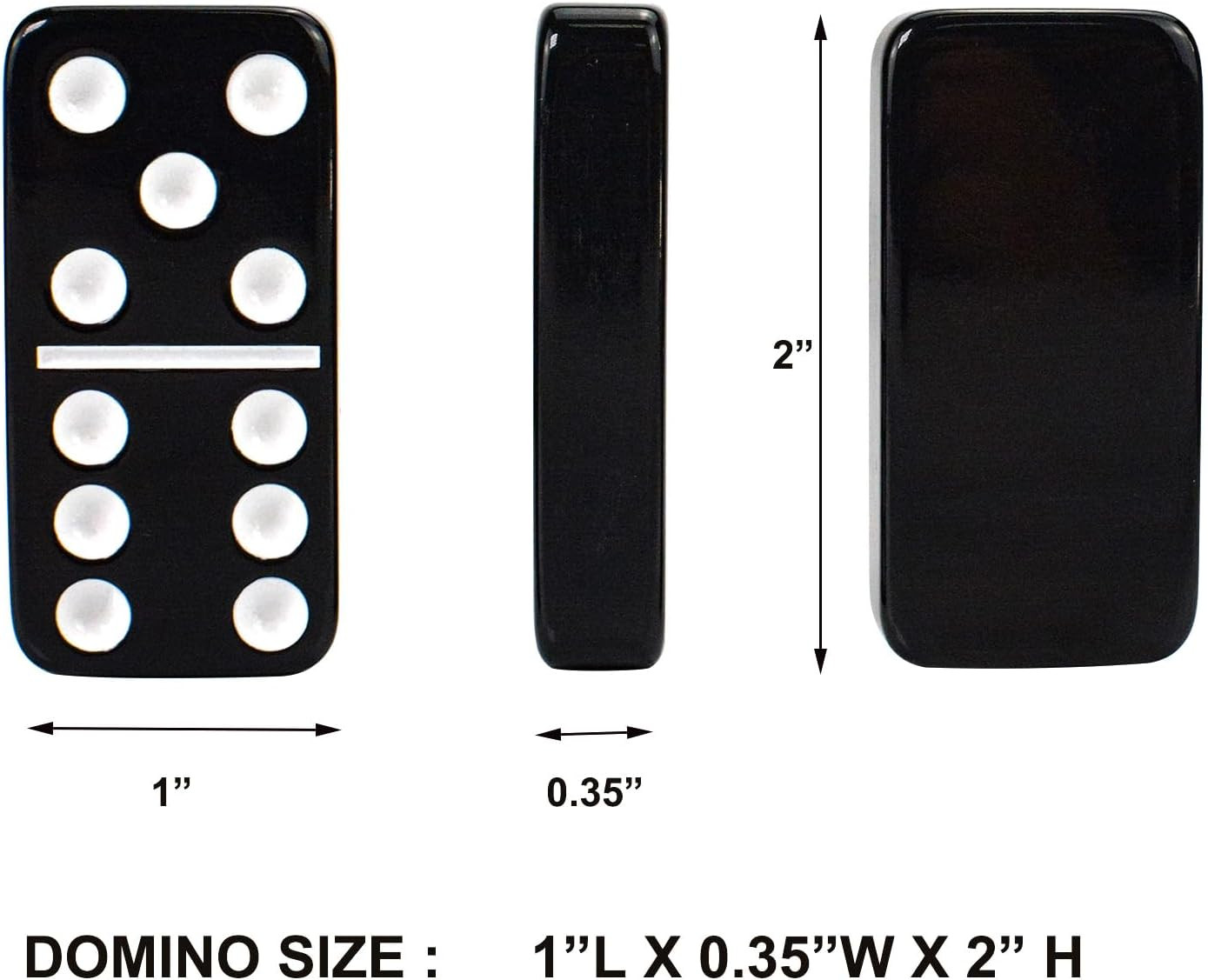 Dominos Set for Adults and Kids – Double 6 Domino Set – Dominoes Set for Kids an