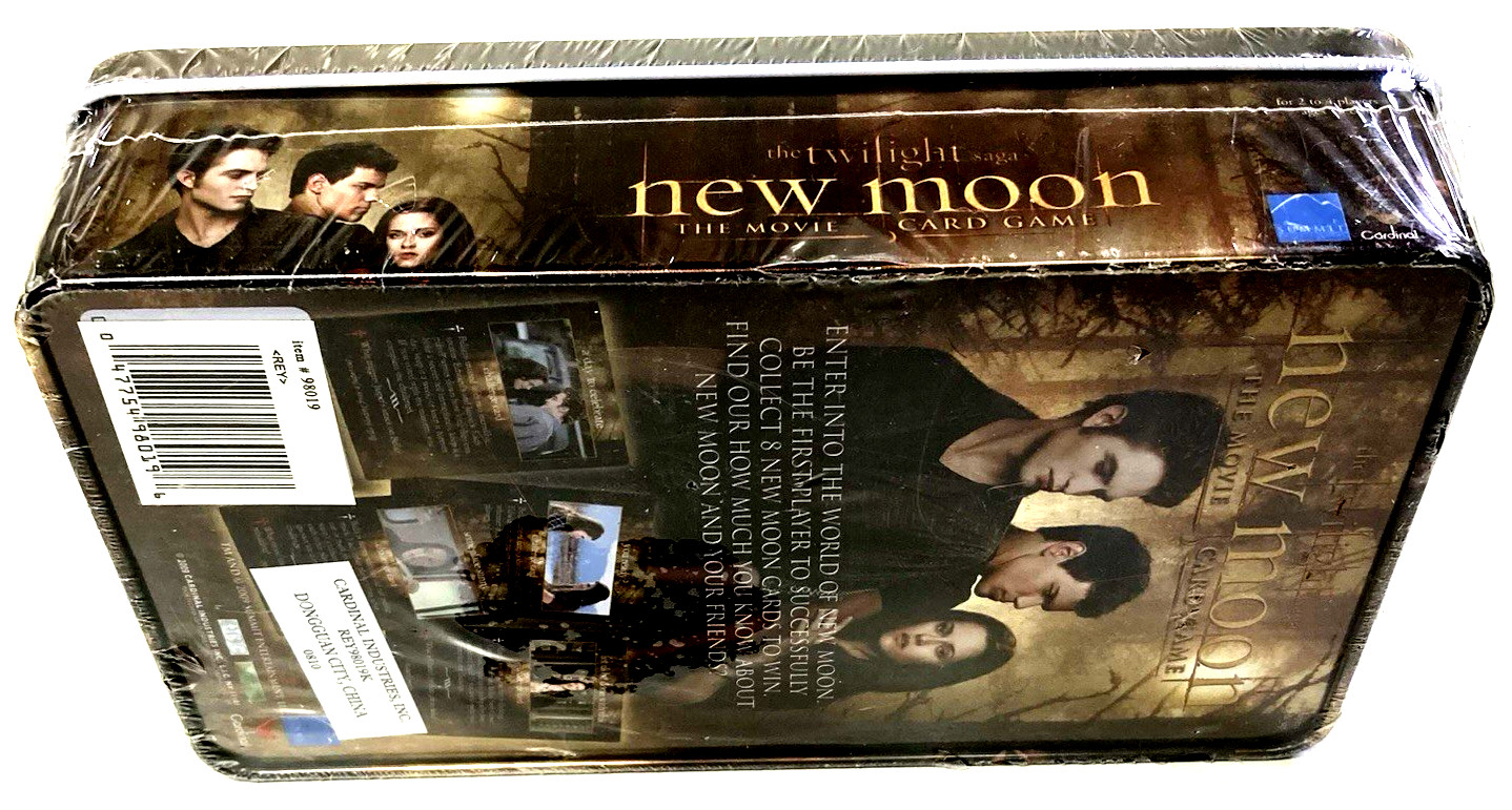 Twilight The Movie Card Game, 2 to 4 Players,Age 13 +, Family, Tin,New,Free Ship