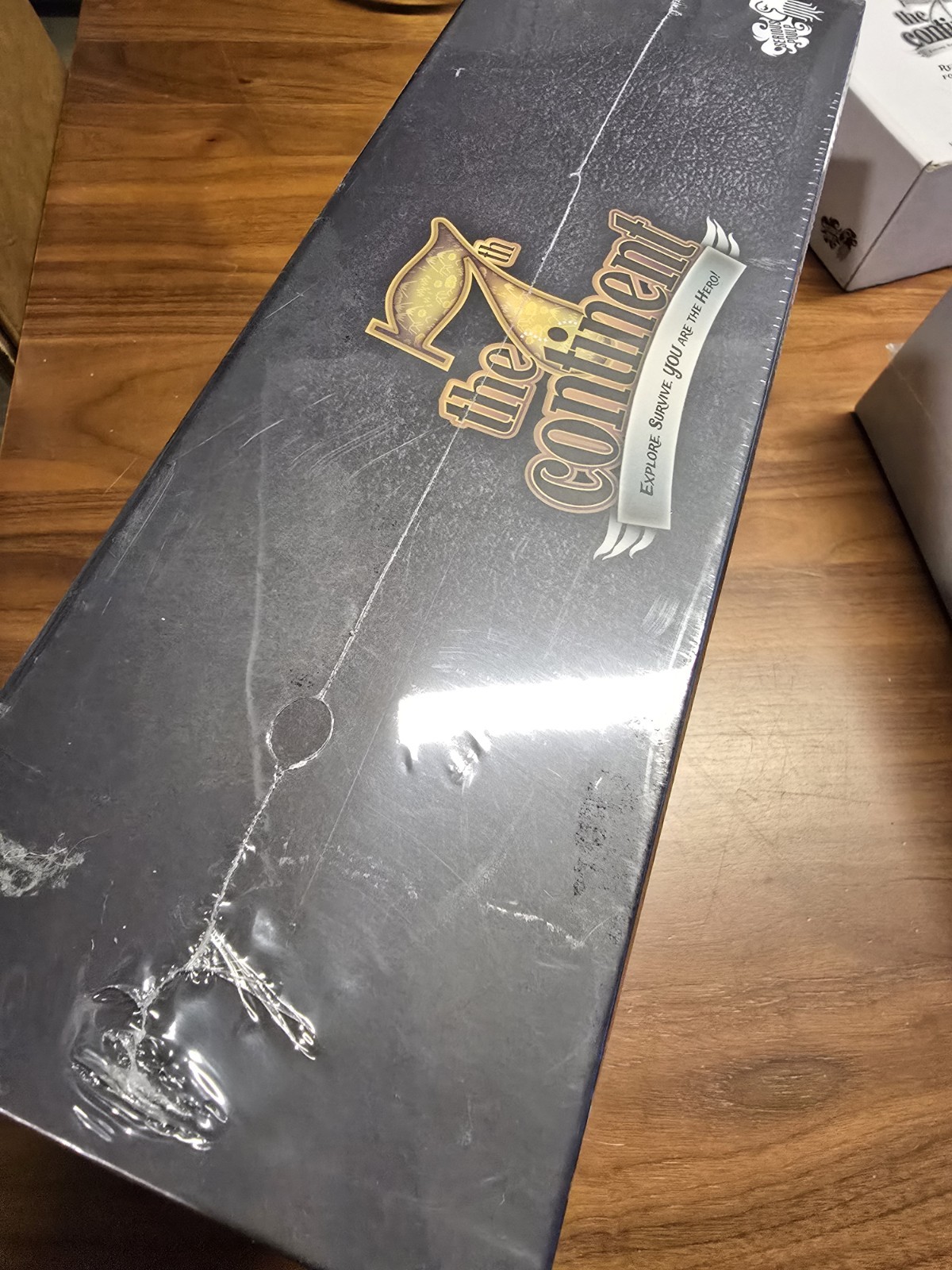 UNOPENED Serious Poulp The 7th Continent Base + What Goes Up Expansion