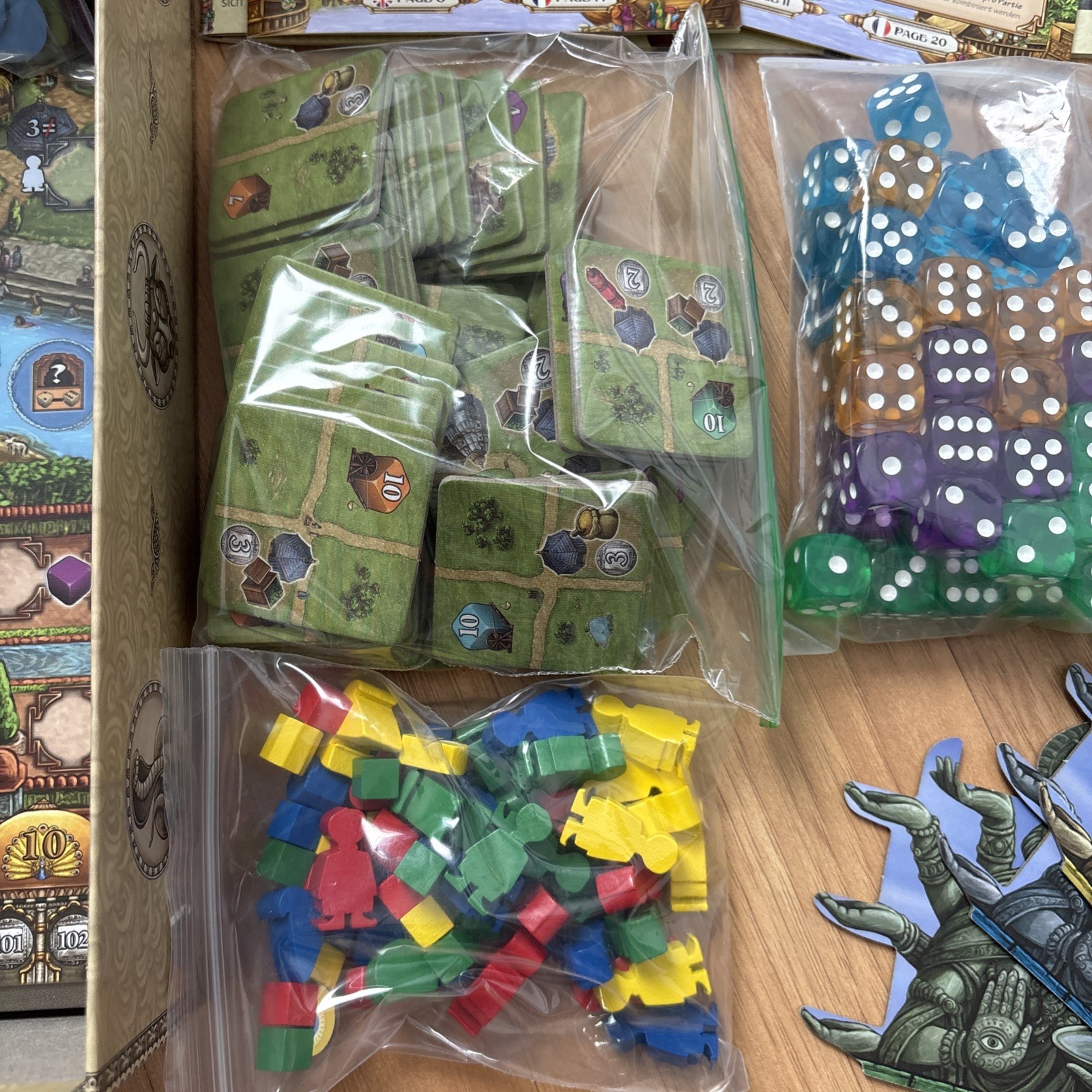 Rajas of The Ganges Strategy Board Game, Goodie Box 1 & 2 (all in base game box)