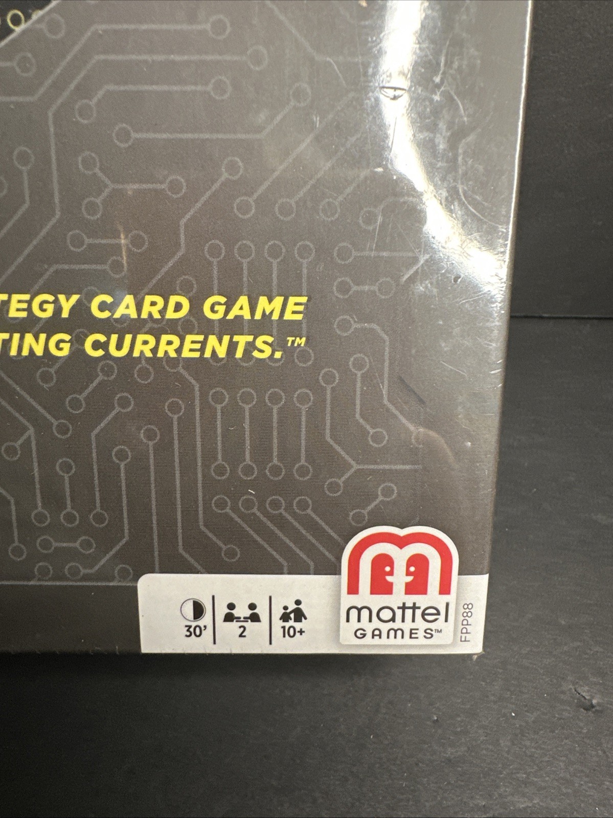 NEW Voltage Strategy Card Game Mattel 2 Player Fast Paced Board Game Sealed
