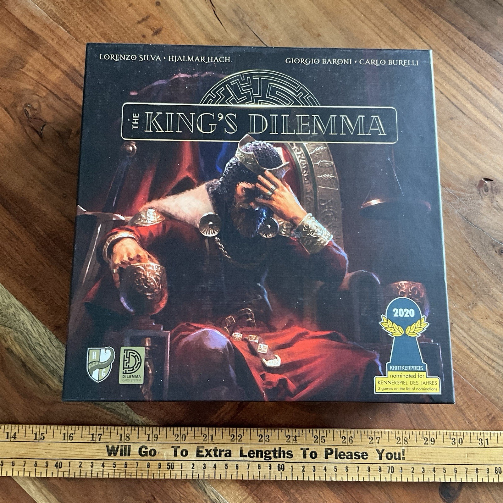 The King’s Dilemma Board Game Edition New NIS by Horrible Guild