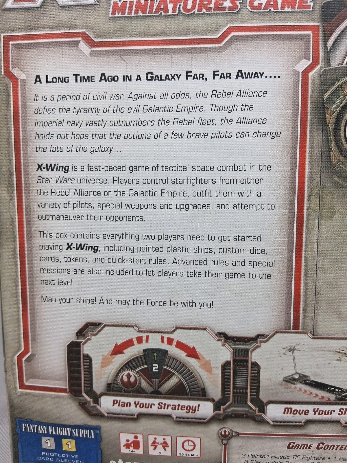 Fantasy Flight Games Star Wars X-Wing Miniatures Games Pre-owned