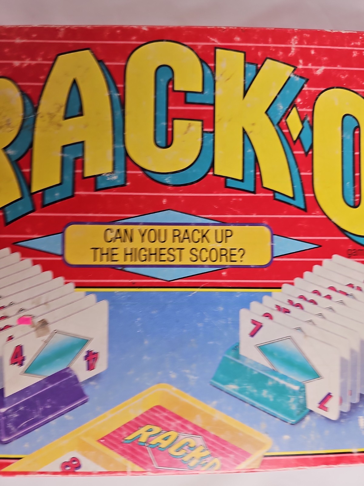 Vintage Rack-O Card Game 1992 Parker Brothers Retro Family Board Game Complete