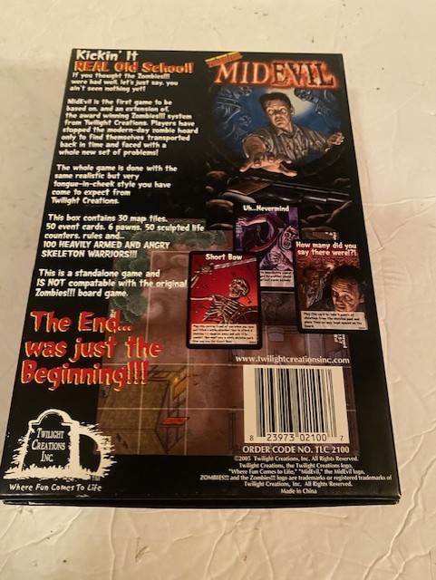 Complete Midevil unused zombies horror survival game G81146 Bad to the Bone!