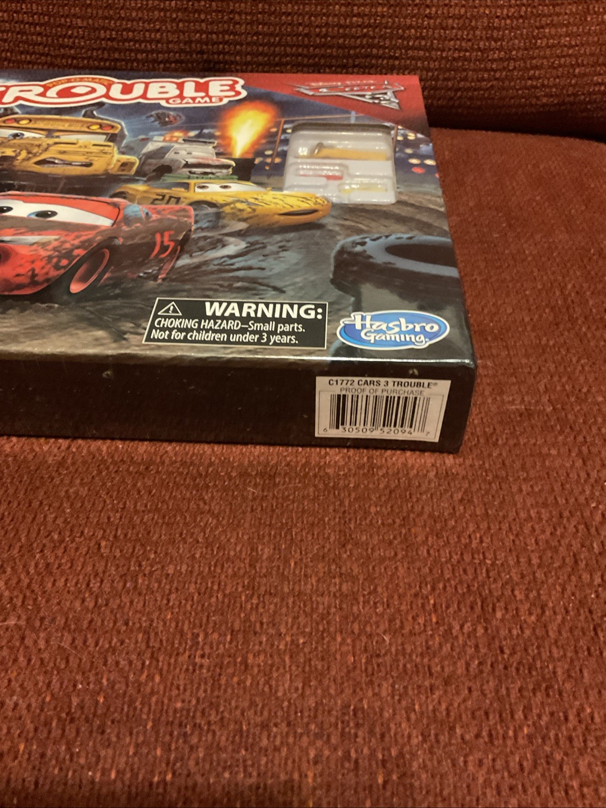 Disney Pixar Cars 3 Trouble Board Game by Hasbro Gaming 2016 New Sealed