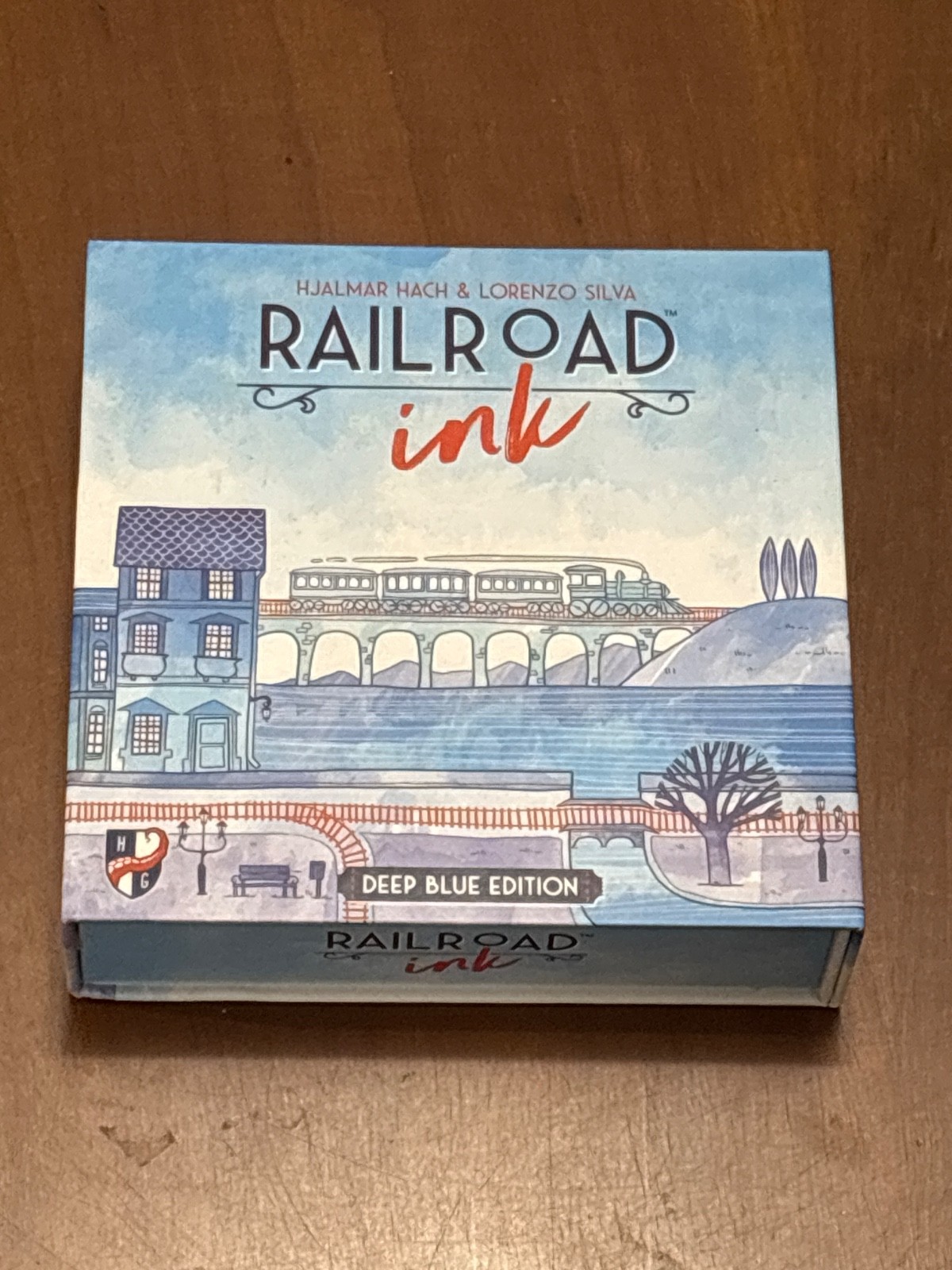 Railroad Ink Deep Blue Edition Board Game
