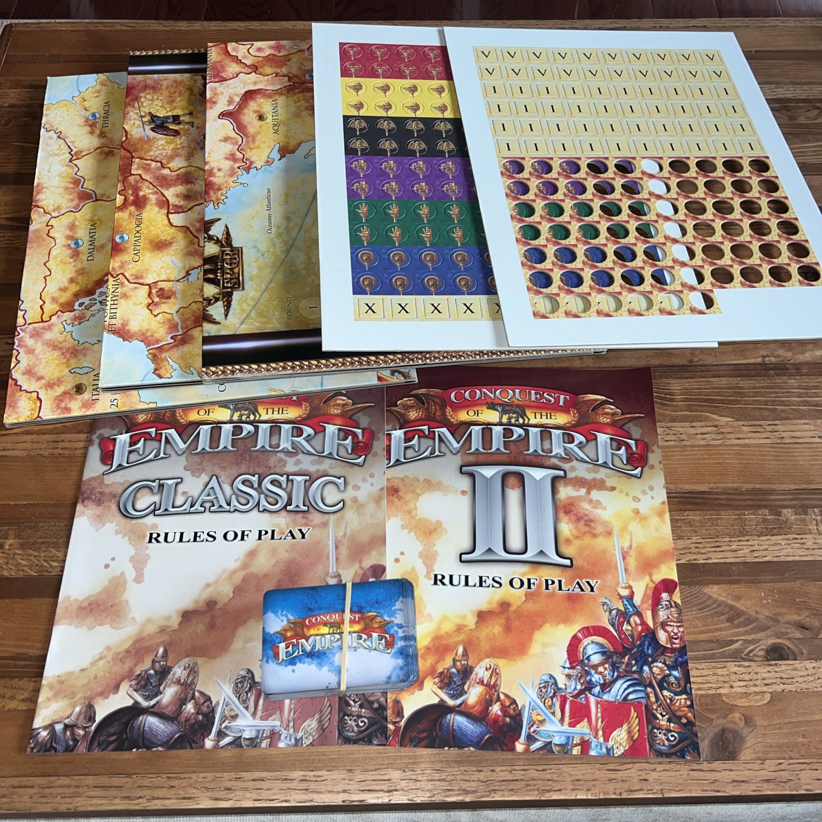 Conquest of the Empire, Eagle Games 2005, VGC+, Almost 400 Minis!