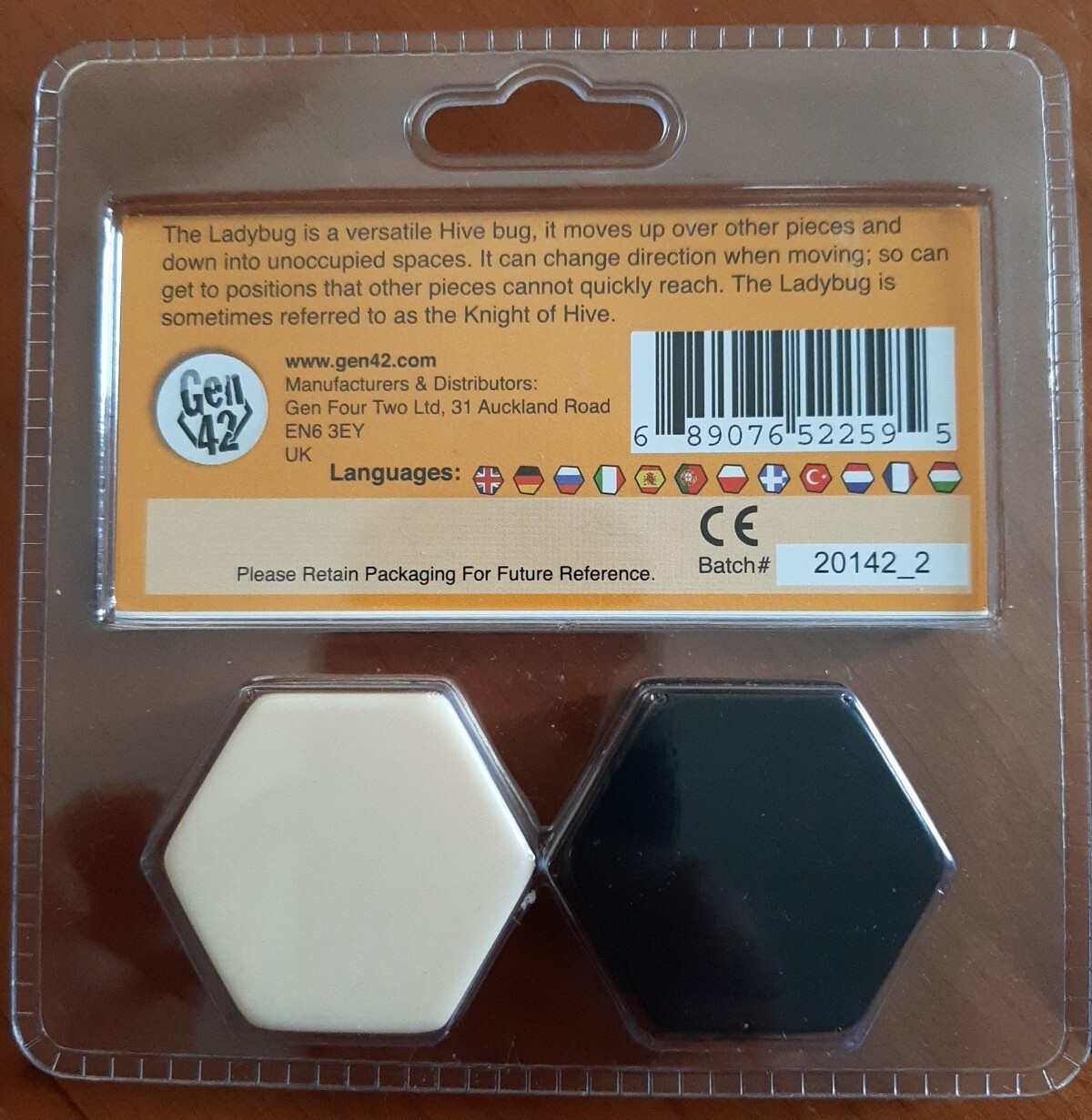 Hive: The Ladybug Expansion Additional Hive Pieces by Gen42 Games – NEW