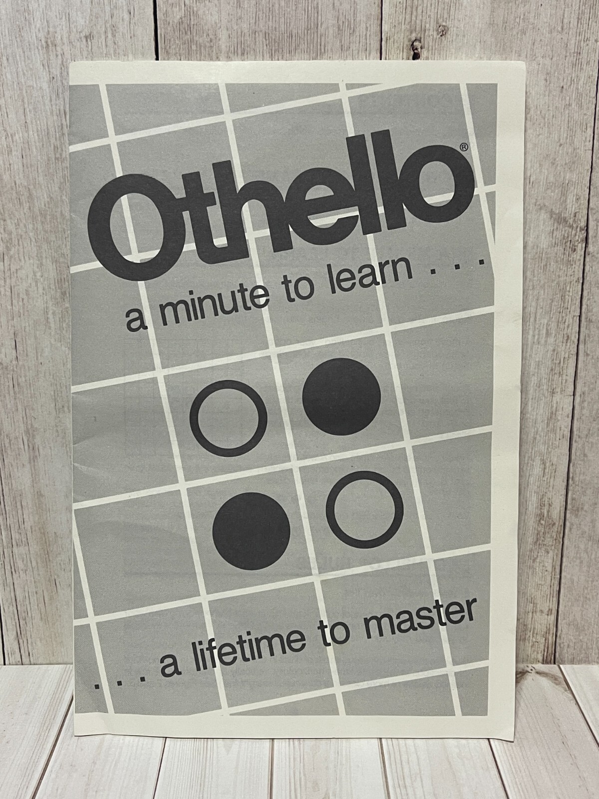 Othello – 1986 Replacement Instructions