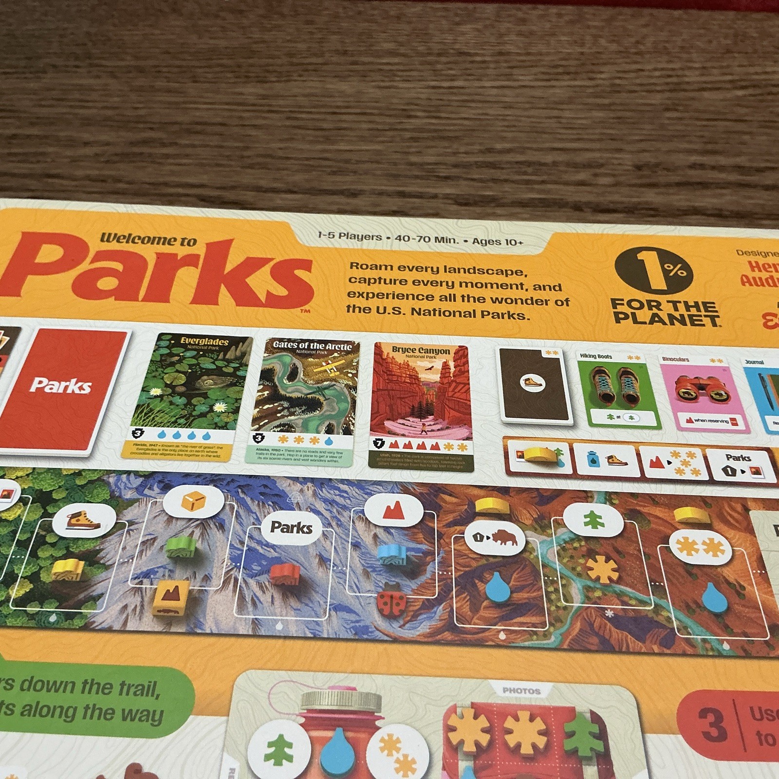 Keymaster Games: Parks Version 1.1 – Board Game – New Open Box
