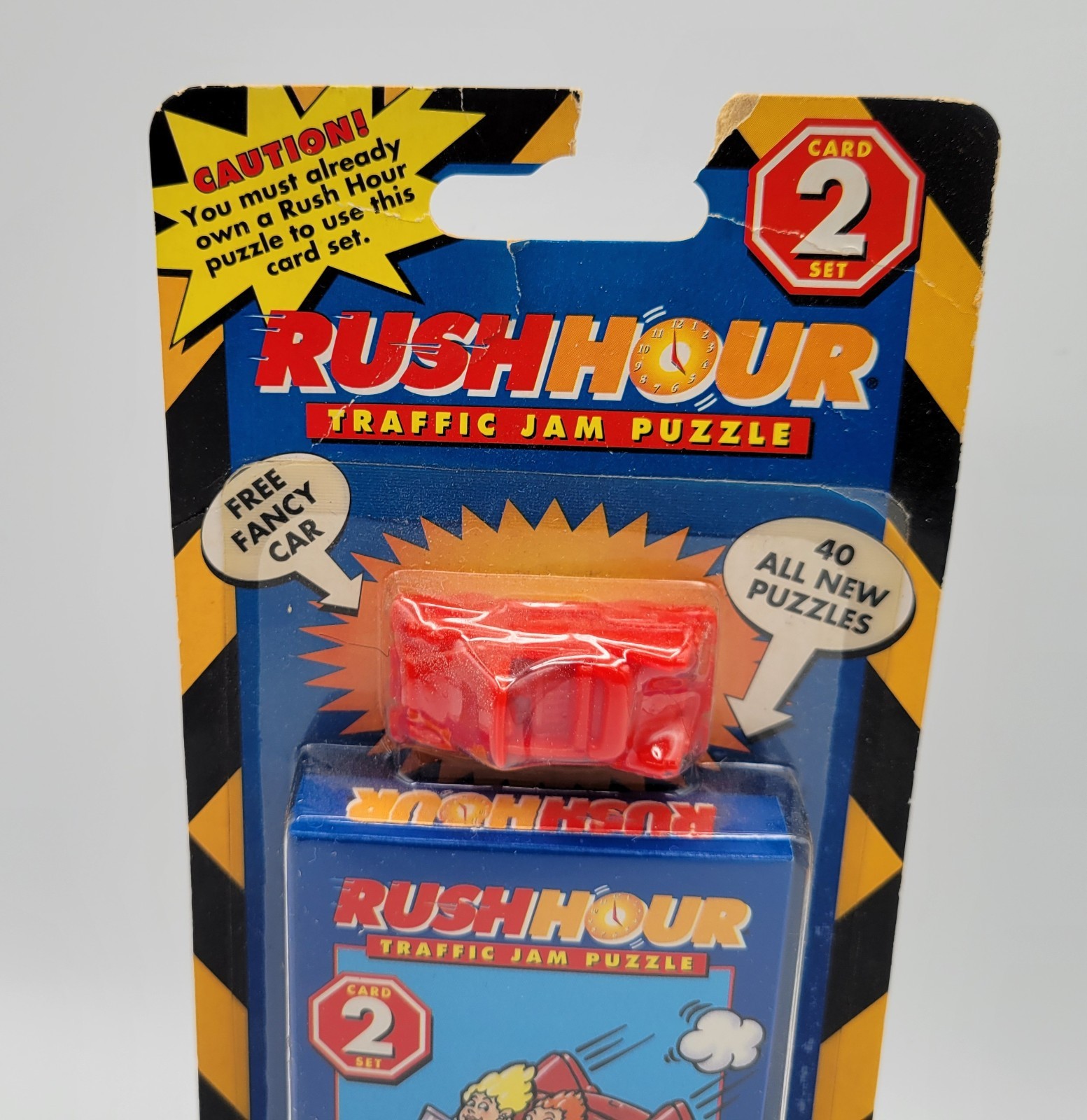 1997 Rush Hour Traffic Jam Card Set #2 40 card pack & Car