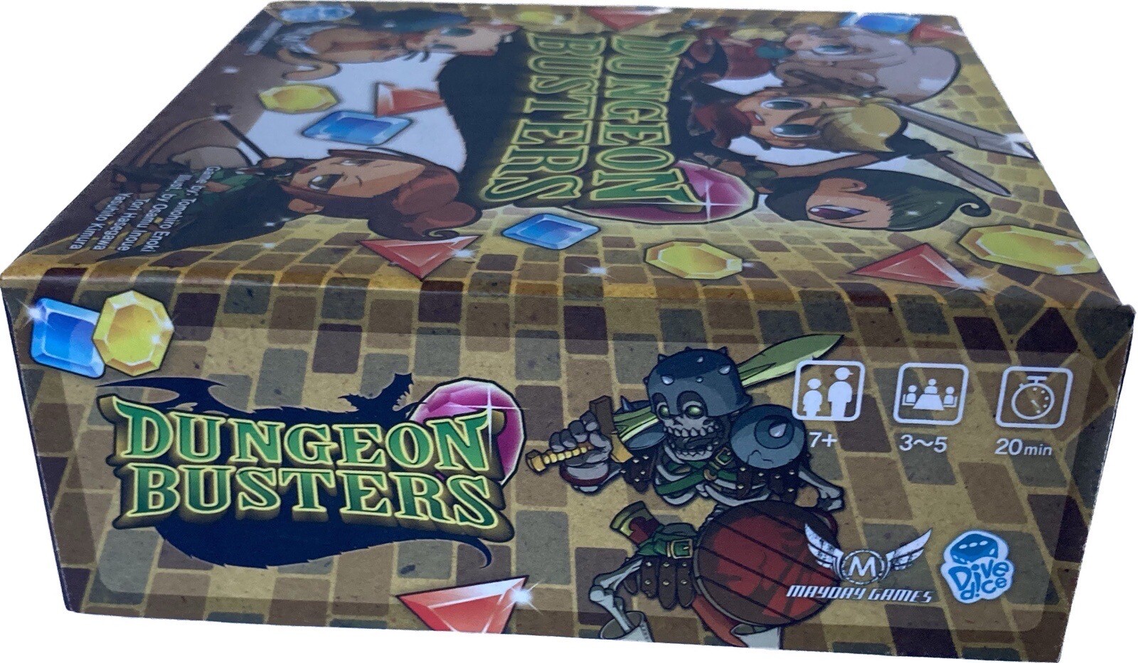 Dungeon Busters Card Game Mayday Games Fantasy Board Kids Teen Brand New OpenBox