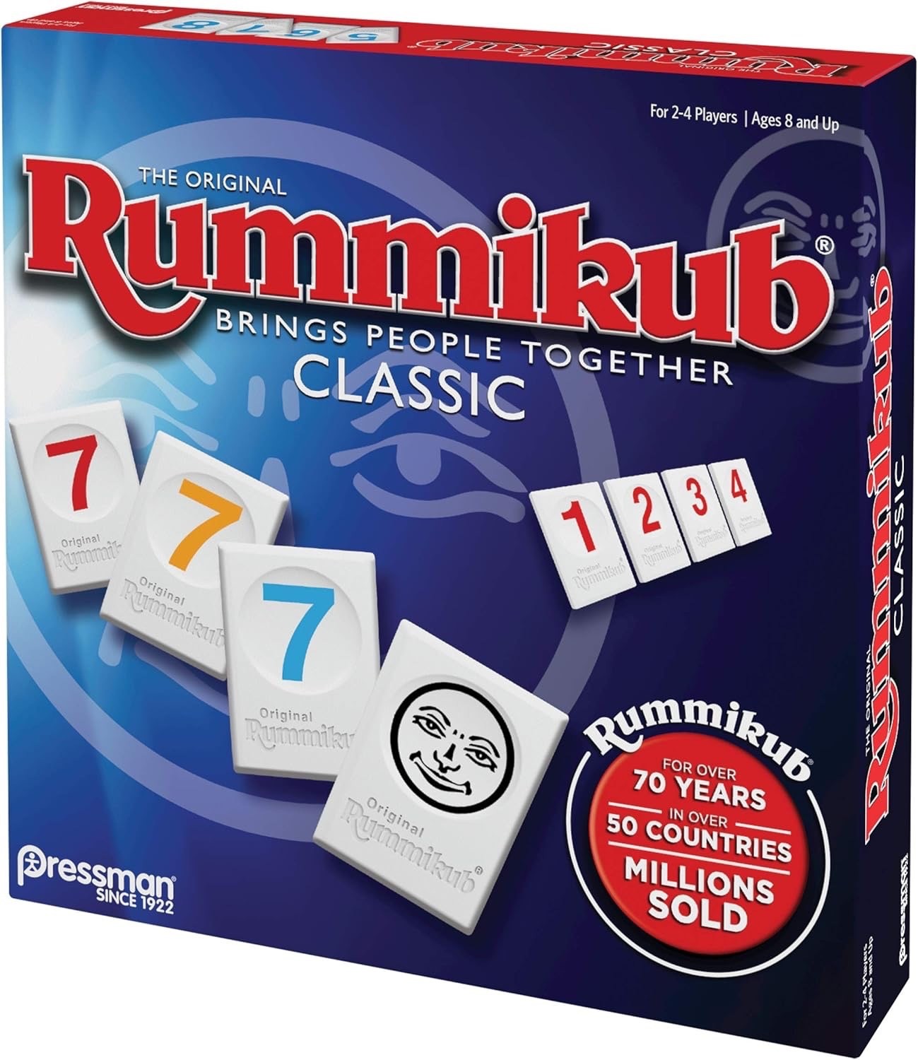 The Original Rummikub Classic Edition Rummy Tile Game 2-4 Players Ages 8+