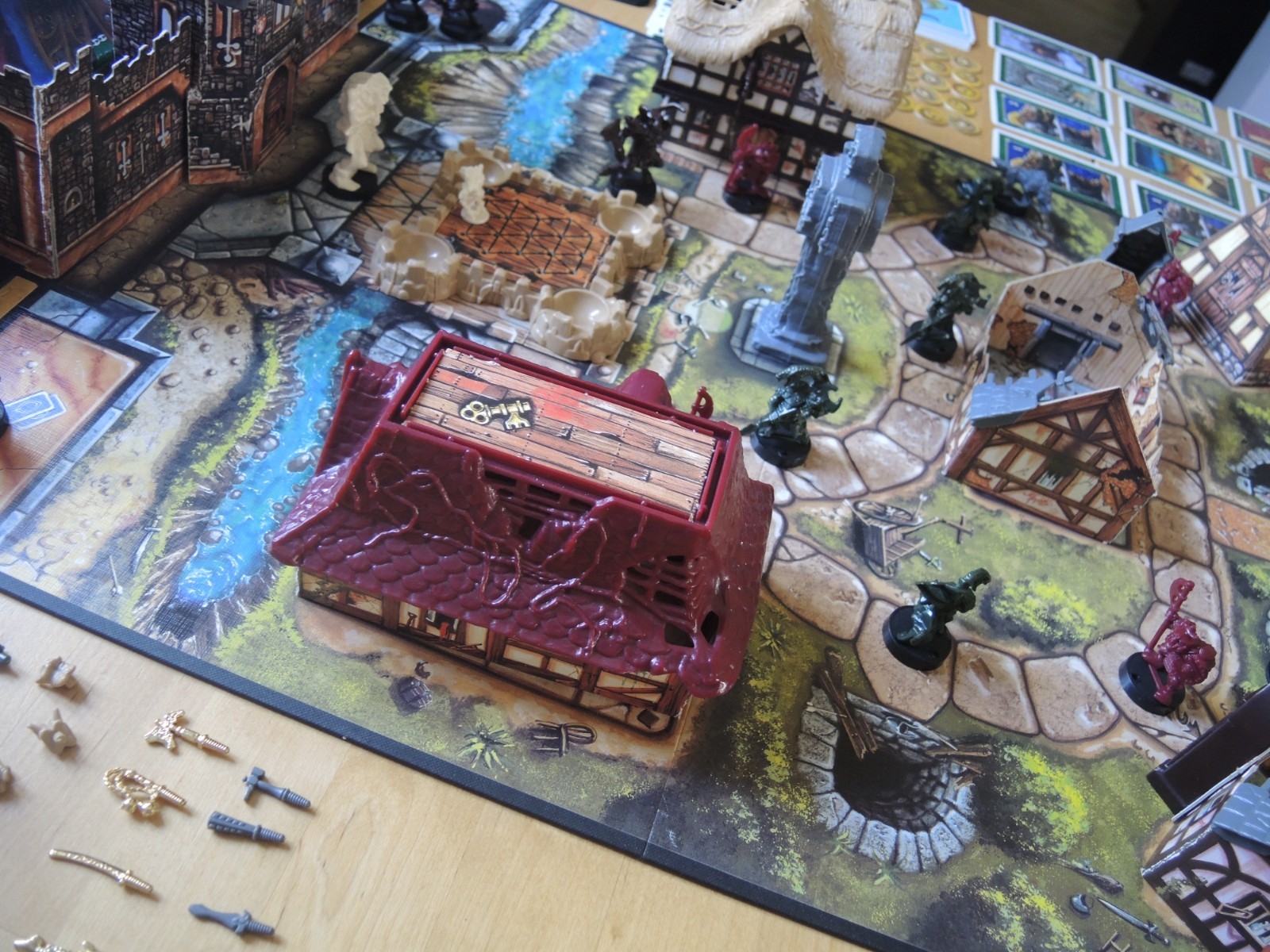 The Black Eye – Village of Horror – Schmidtspiele 100% complete 1992 Unpainted