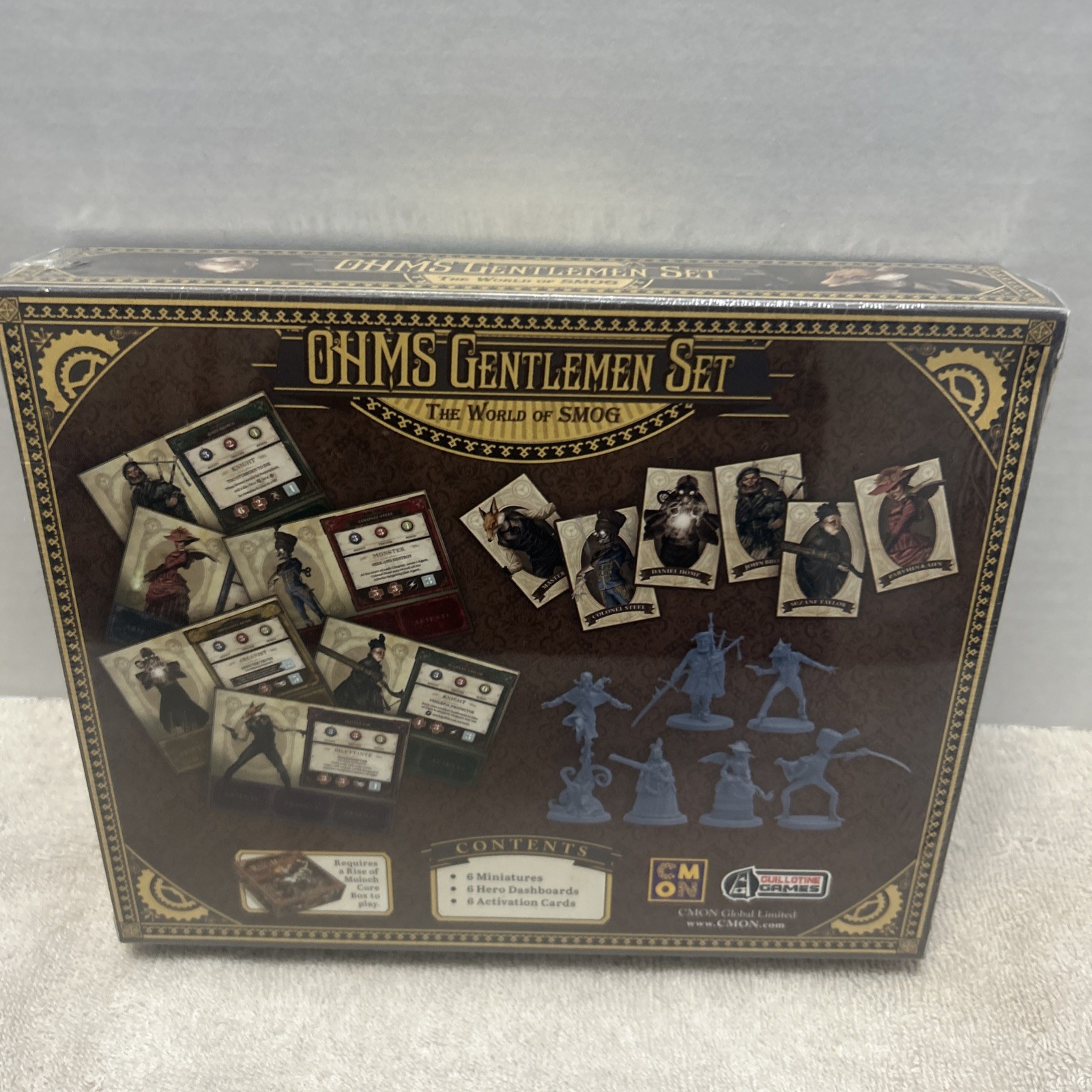 World of Smog Rise of Moloch OHMS Gentlemen Set Expansion CMON New SMG-KS07