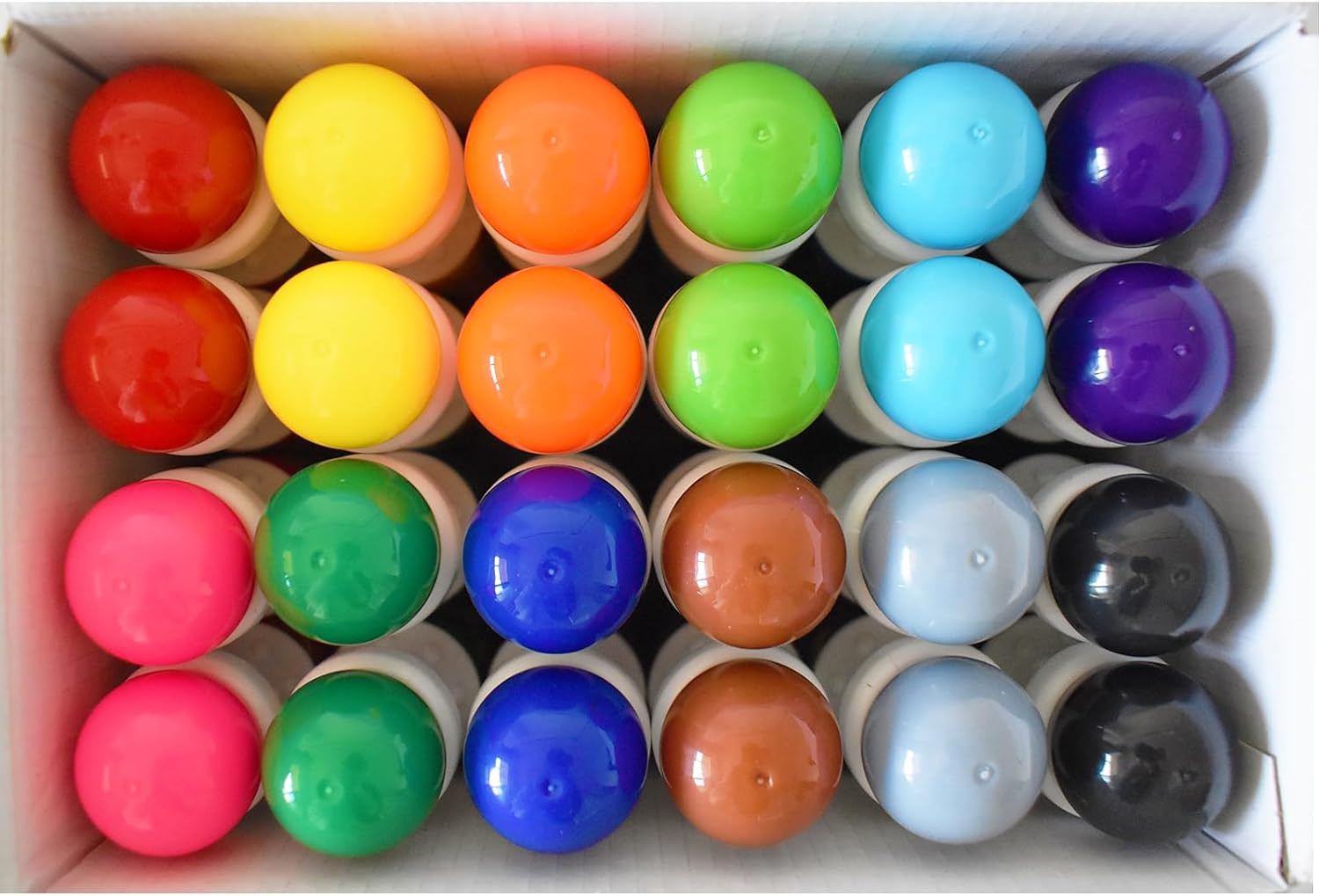 Bingo Daubers Dot Markers – Mixed Colors Set of 24 Pack-12Colors