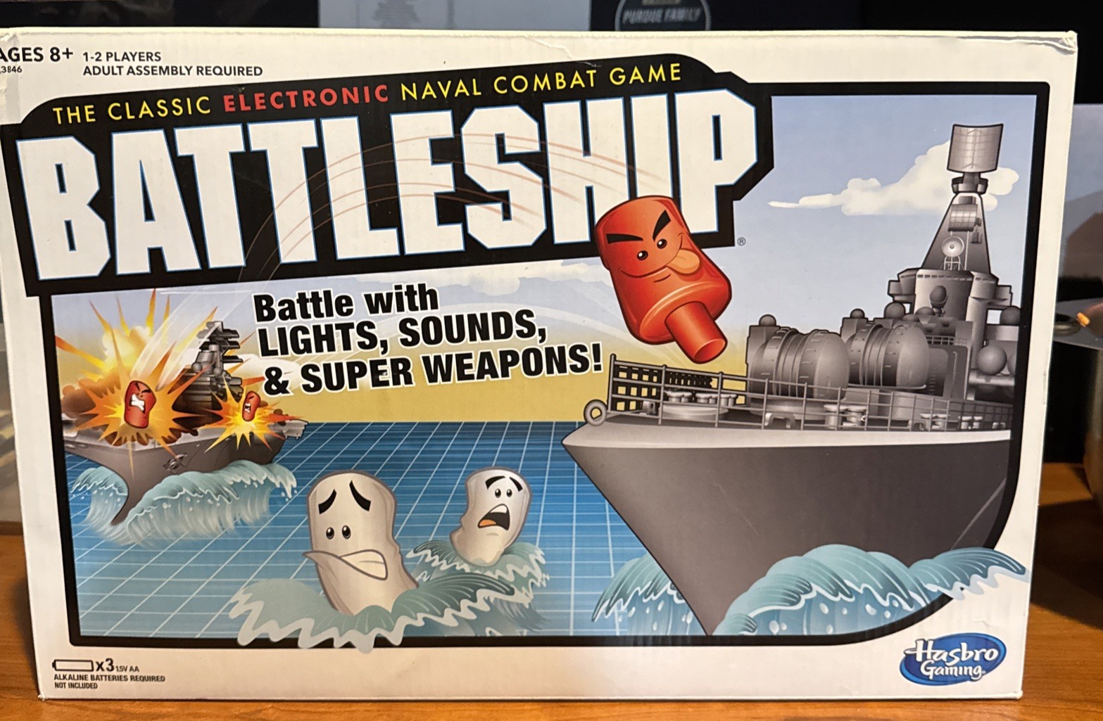Hasbro Electronic Battleship A3846 Sea Battle Family Board NEW Sealed