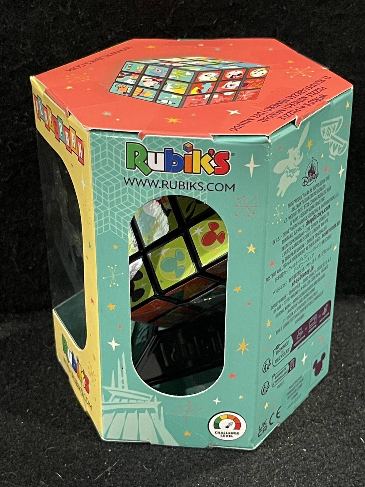 Disney Park Play Rubiks Cube Game Mickey Minnie Mouse New In Hand