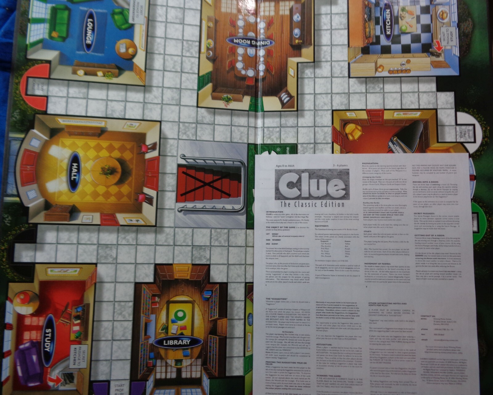 Clue – The Classic Edition 1949 (3-6 Players, Ages 8+, 45-60 Minutes)