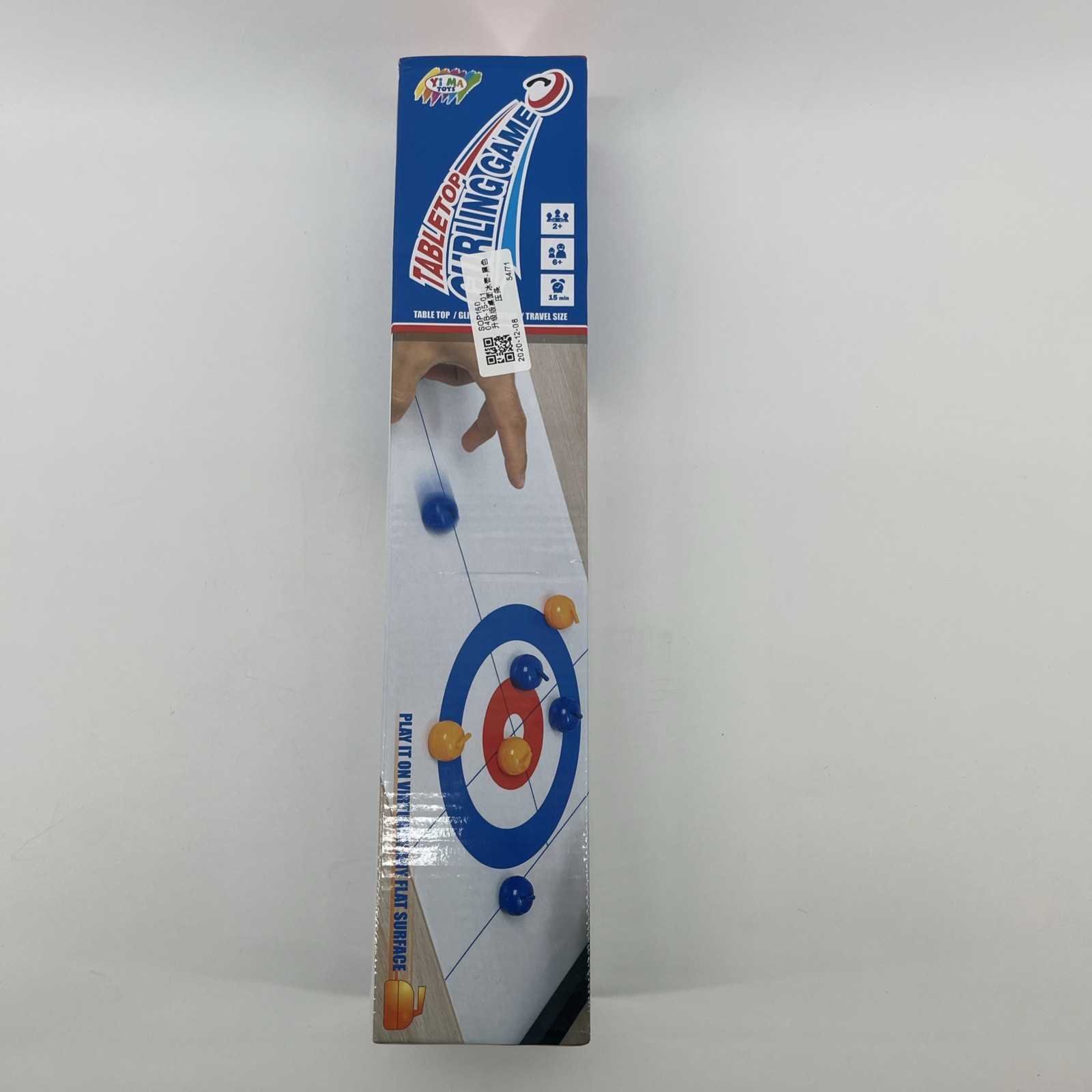 Tabletop Travel Size Curling Game Yi MA Toys 2+ Players New Sealed