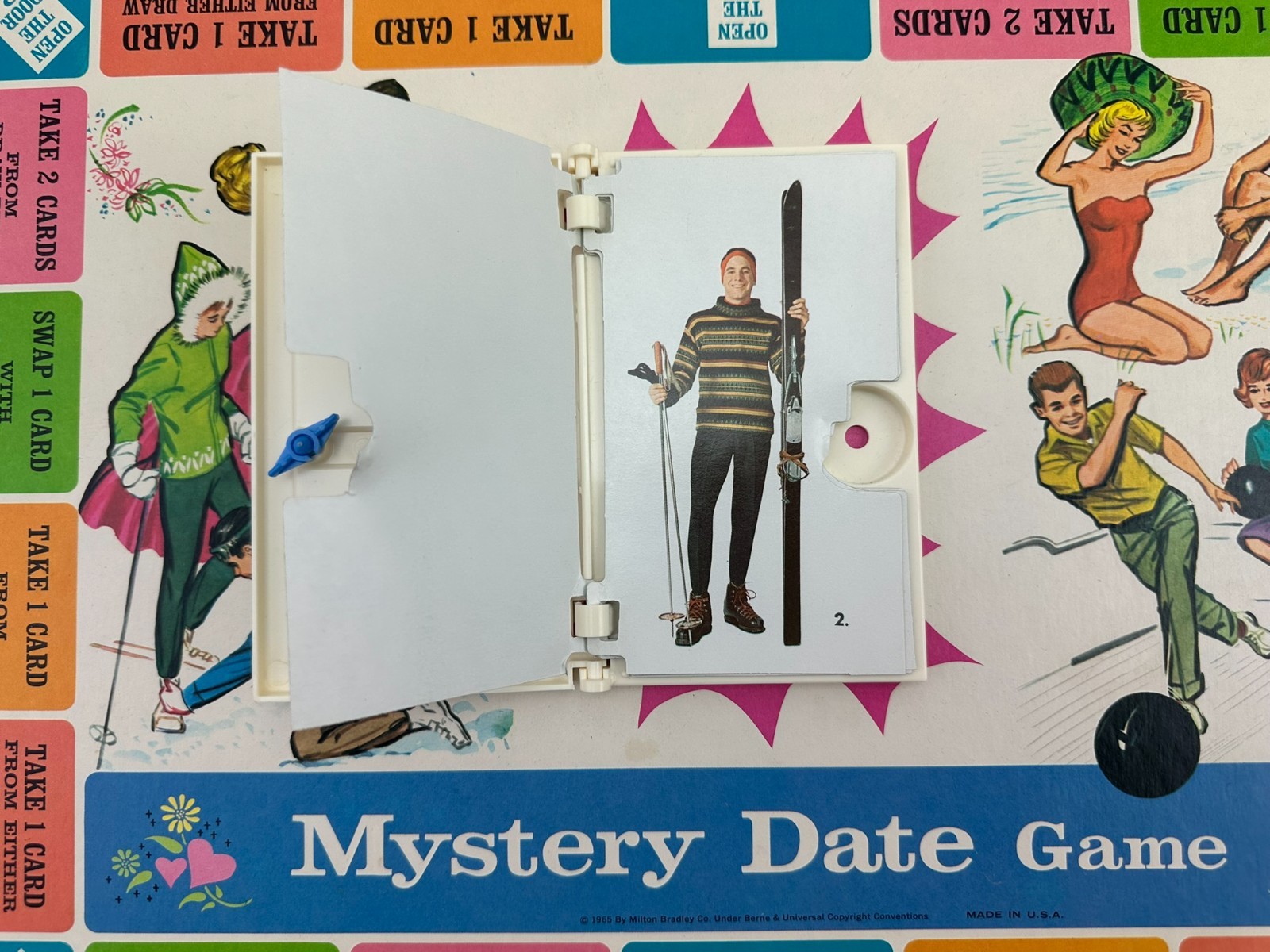 1965 Mystery Date Board Game by Milton Bradley Complete in Great Cond FREE SHIP3