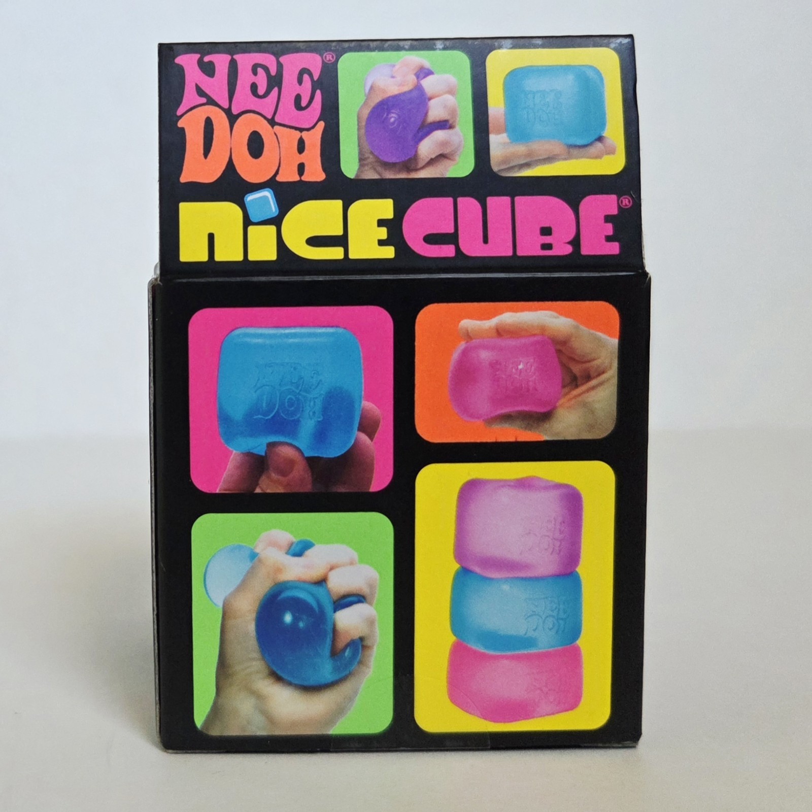 PURPLE NeeDoh Nice Cube Nee Doh Nicecube 2.25″ Squishy Stress Toy 100% AUTHENTIC