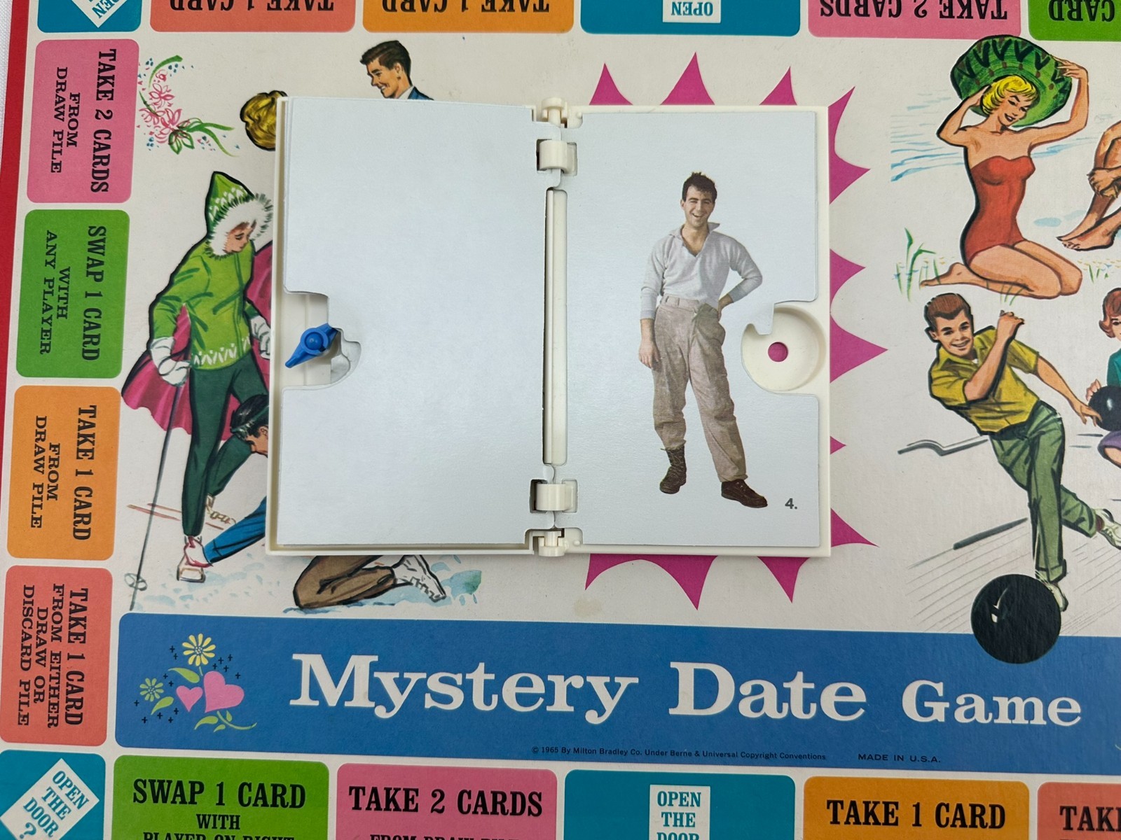 1965 Mystery Date Board Game by Milton Bradley Complete in Great Cond FREE SHIP3
