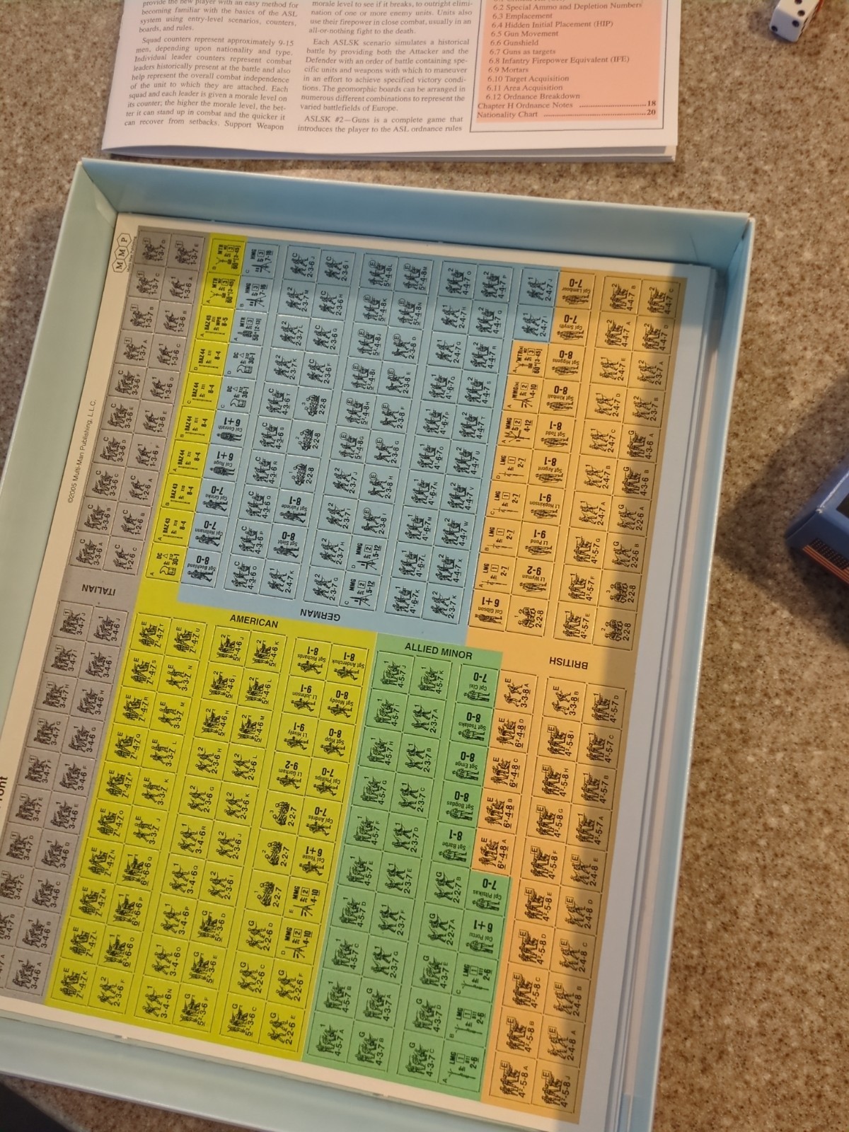 Advanced Squad Leader ASL Starter Kit #2 UNPUNCHED MMP