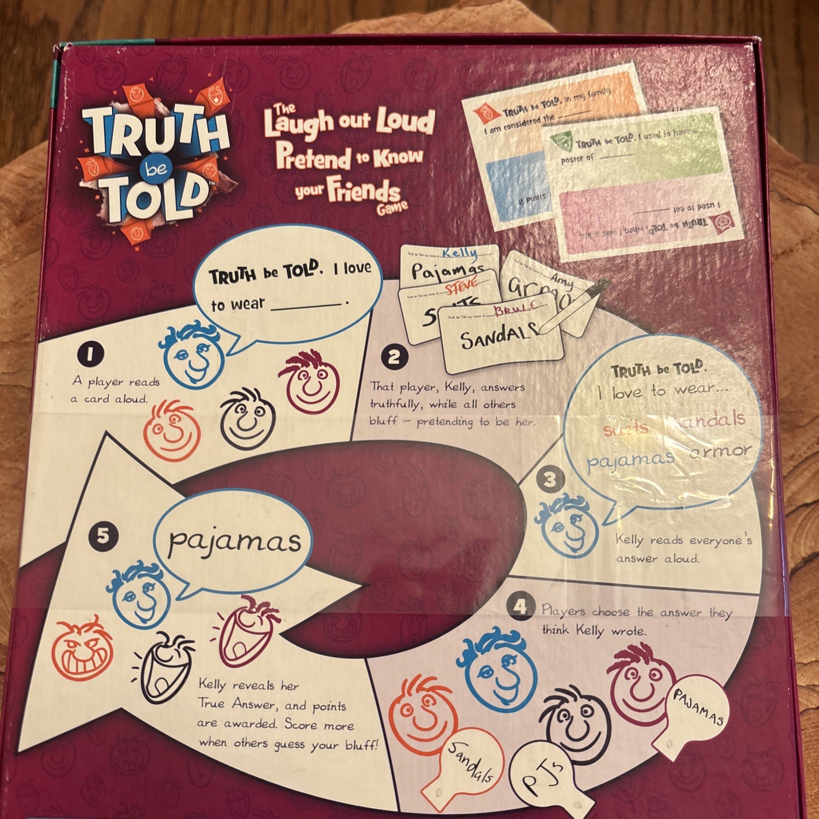 Truth Be Told Game Buffalo Games 2009 Party Family Funny Humor Brand New