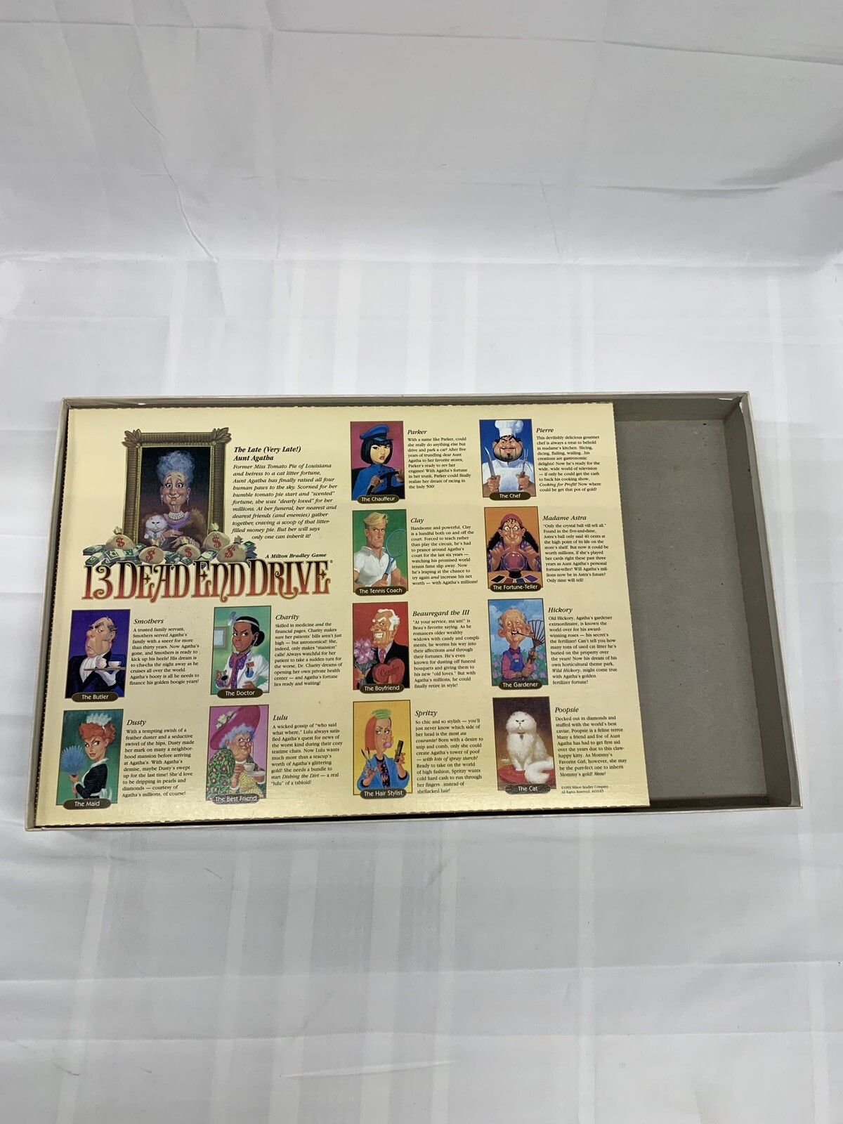 13 Dead End Drive – Game Board, Insert & Game Box Only! – Replacement Parts