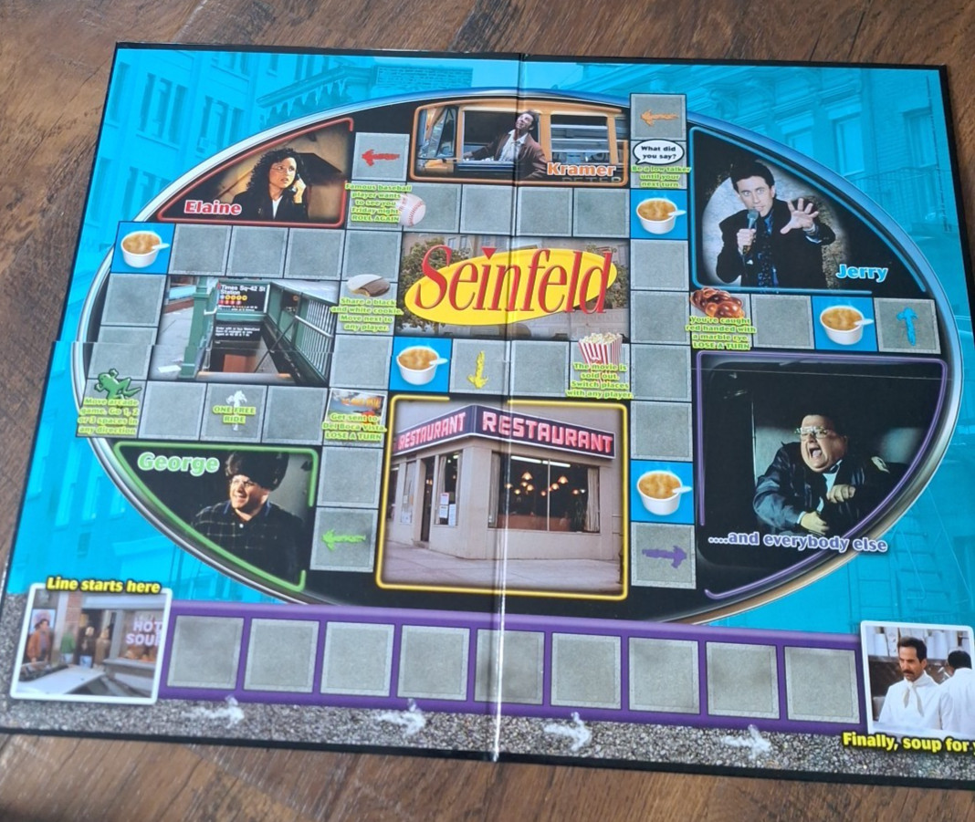 Seinfeld Trivia Board Game 2009 Pressman Complete 90s TV Sitcom Party Game
