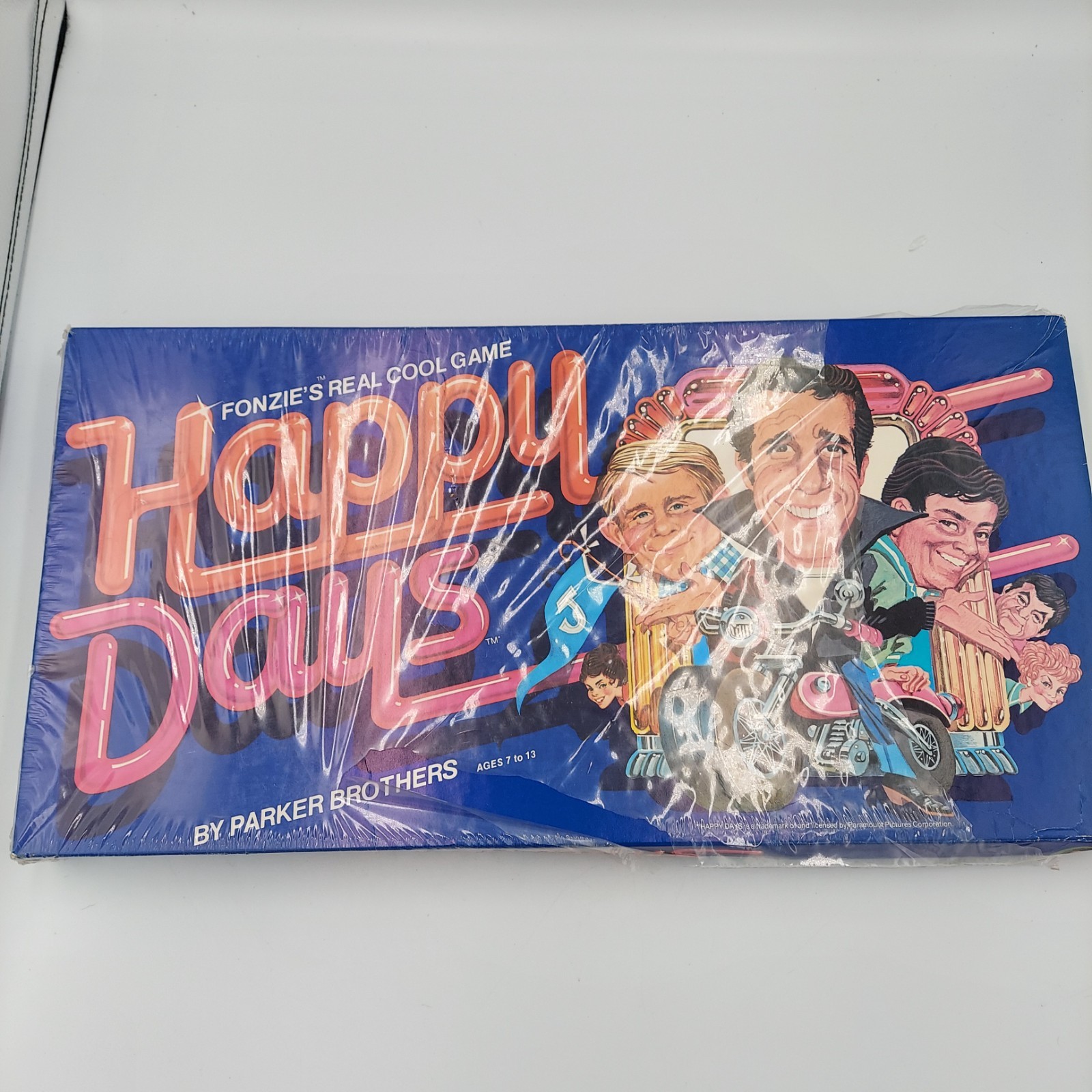 Vintage 1976 Parker Brothers Happy Days The Fonzie’s Real Cool Board Game