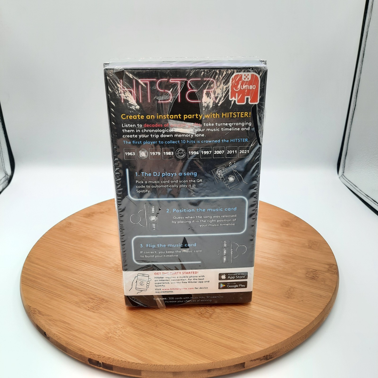 Hitster Music Game 300+ Iconic Tracks Perfect for Adult & Family Game Nights NEW