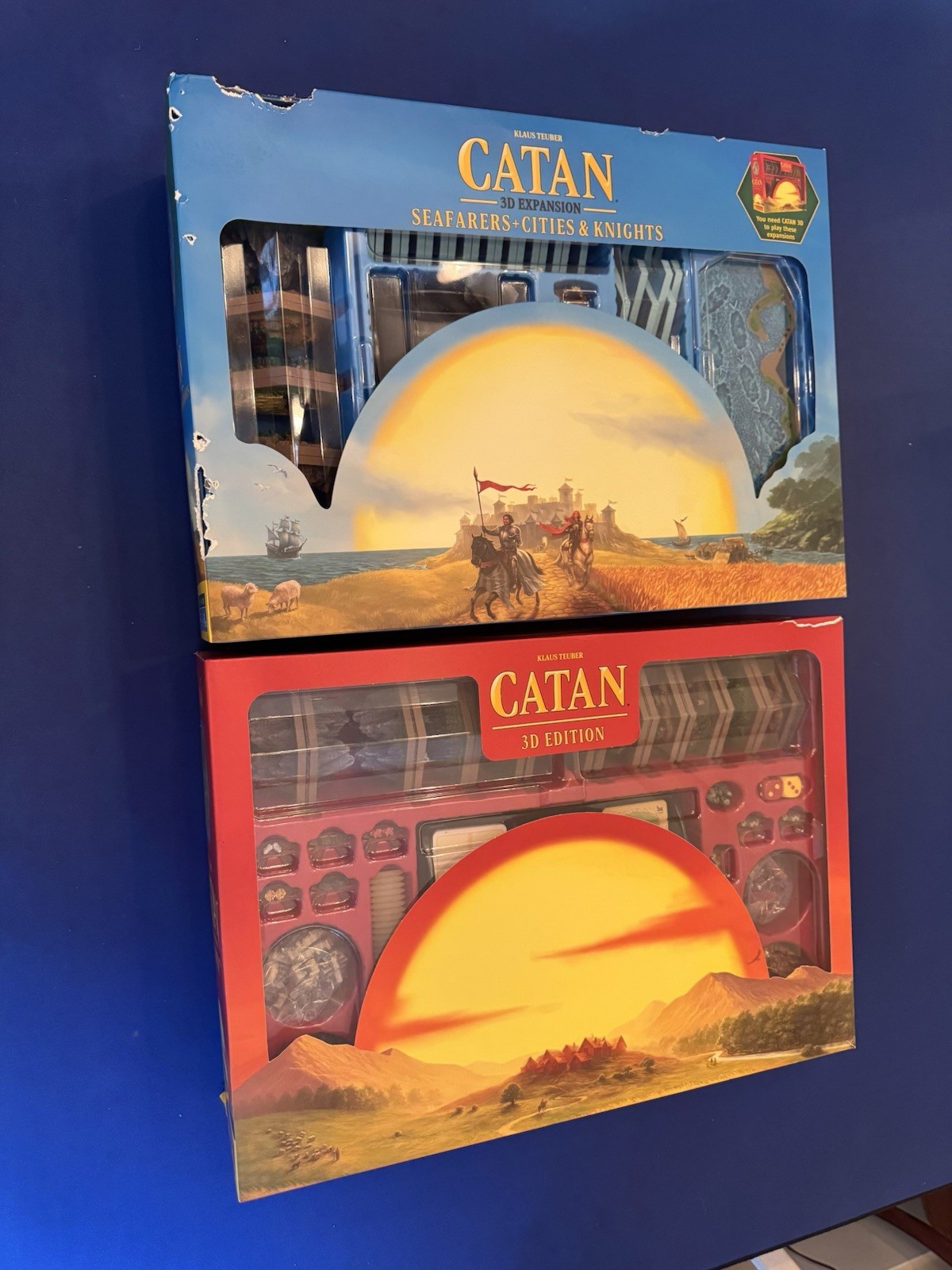 Catan Studio Catan 3D Edition Board Game + Seafarers, Cities & Knights Exp