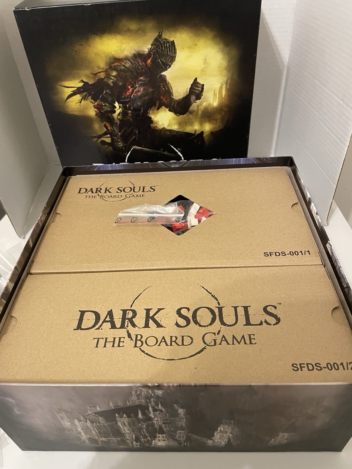 STEAMFORGED GAMES DARK SOULS THE BOARD GAME CORE SET COMPLETED EXCELLENT USED