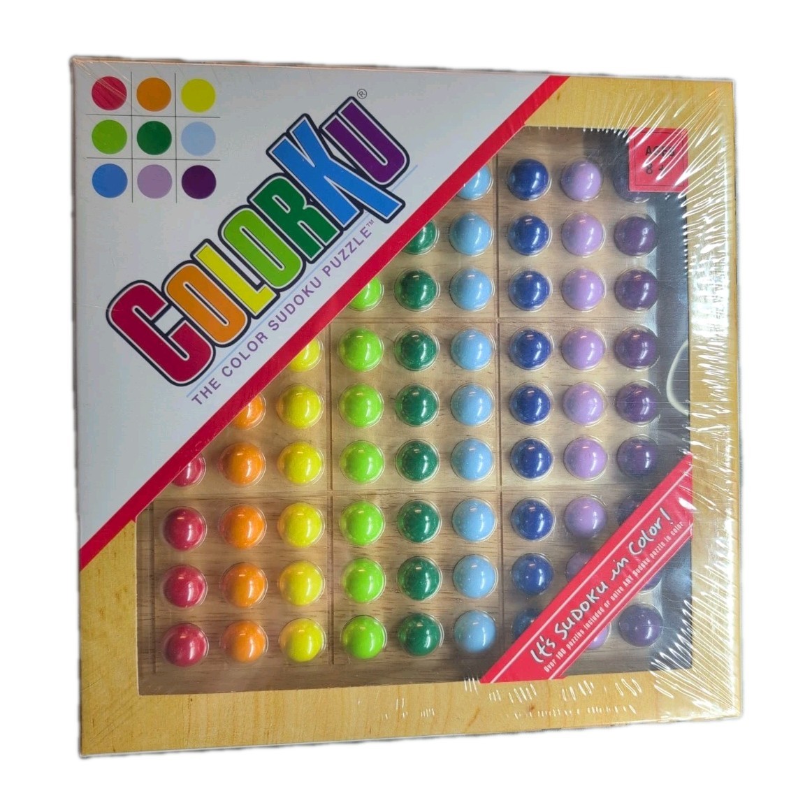 COLORKU Game Color Sudoku Puzzle Solid Wood Sealed NIB