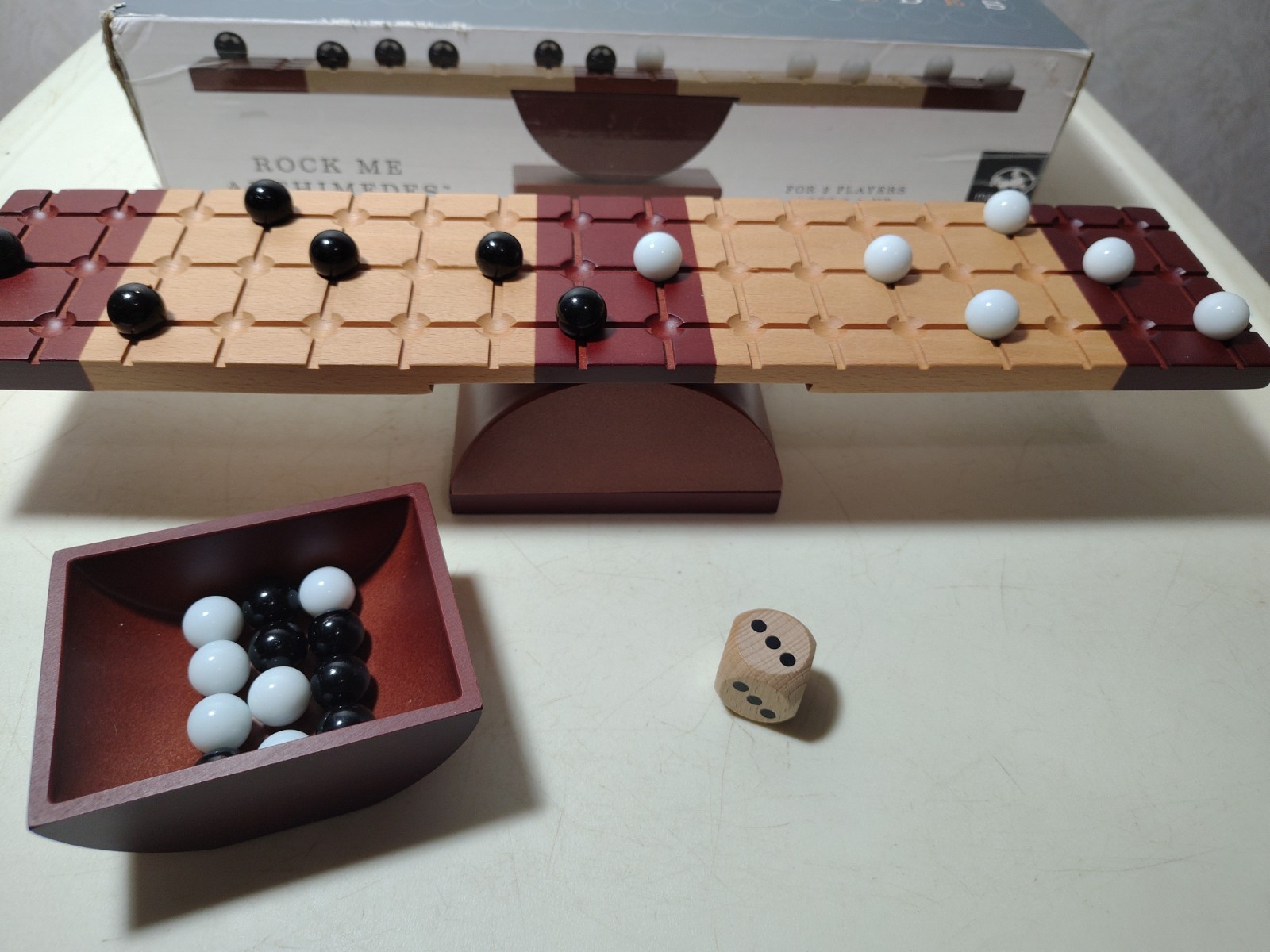 Rock Me Archimedes Marbles Strategy Balancing Game Brain Workshop New Open Box