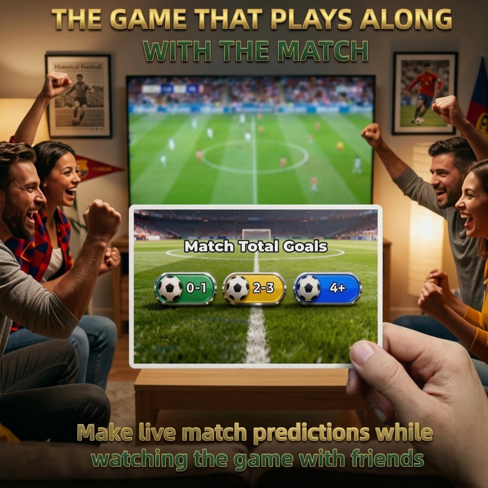 World Cup 2026 Soccer Cards Party Games – 90 Card Set Live Match Prediction C…