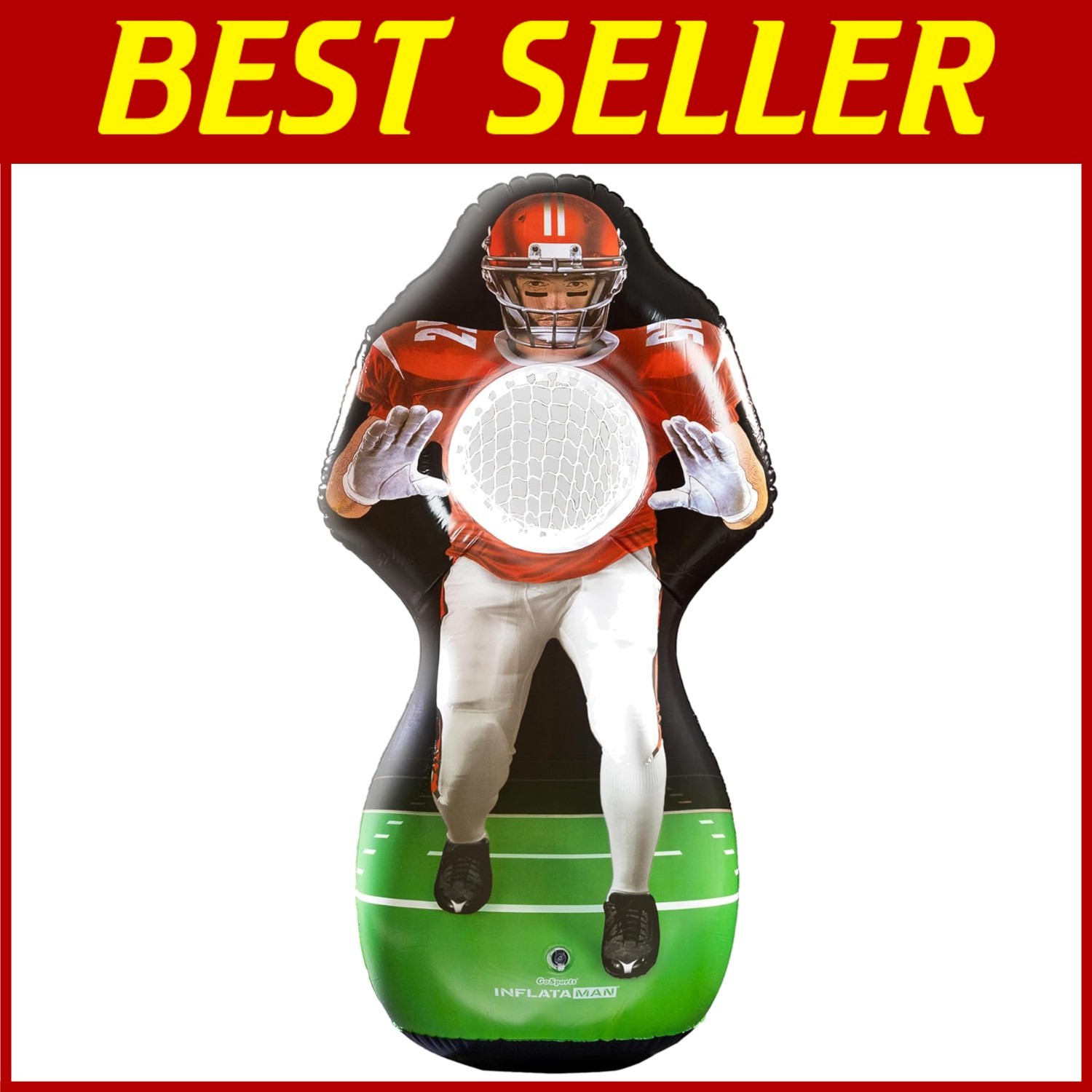 Touchdown Challenge Game – Inflatable Receiver & 4 Rubber s