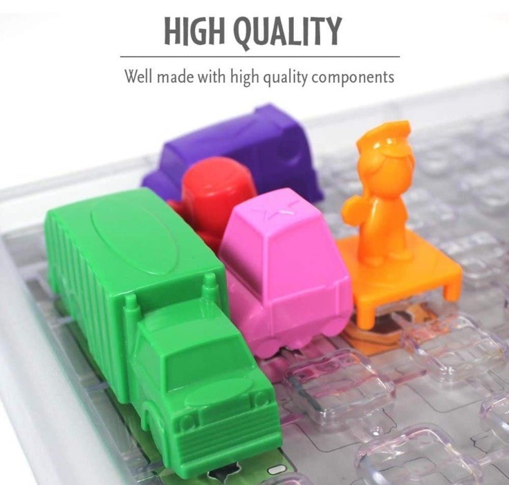 ThinkFun Rush Hour Traffic Jam Logic Game Engaging STEM Toy – Kids Age 8+ New