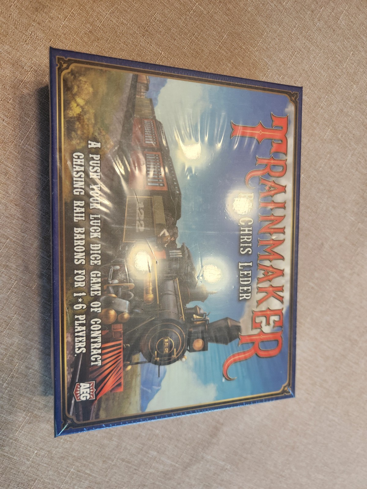Brand New Trainmaker Board Card Dice Game AEG Railroad Push Your Luck Train NIS