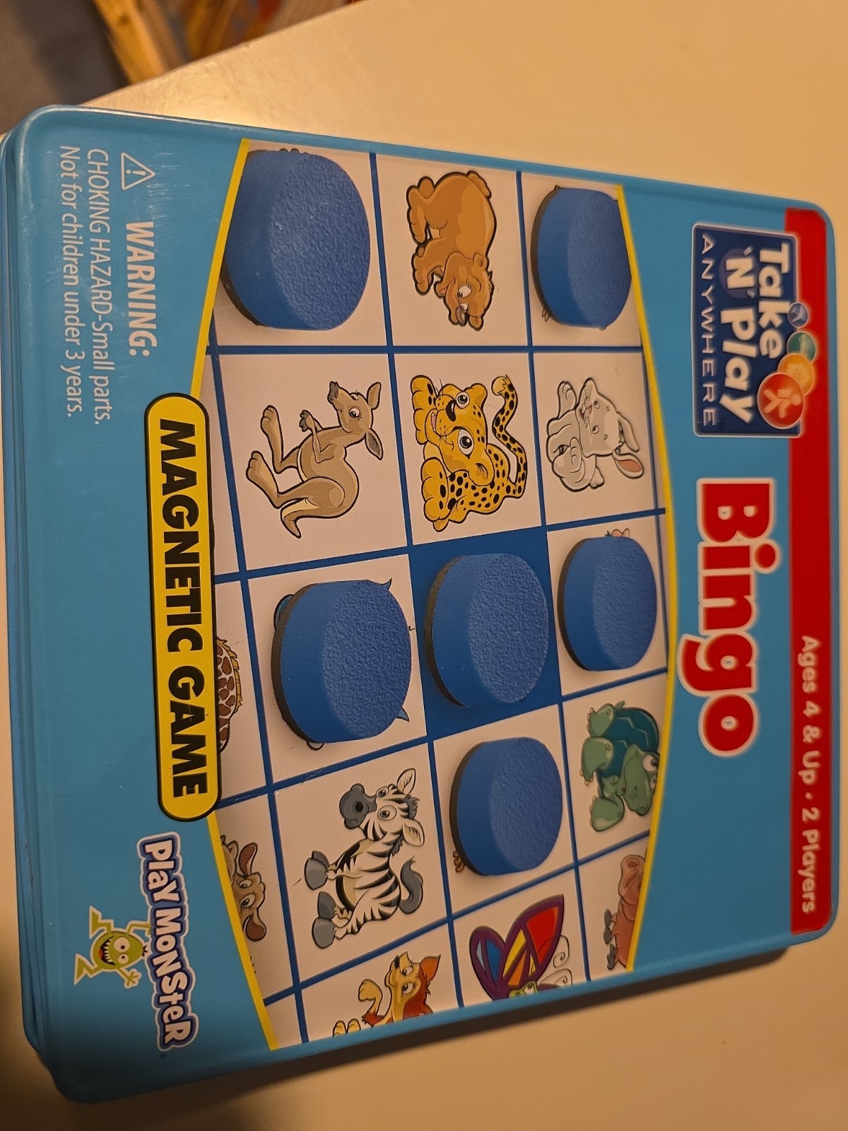 “Take ‘N’ Play Anywhere BINGO Magnetic Travel Game PlayMonster