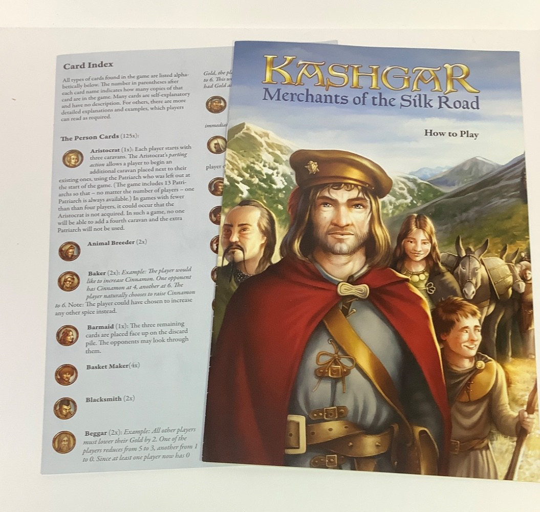 Kashgar Merchants of the Silk Road Kosmos Game Grail Games 2013