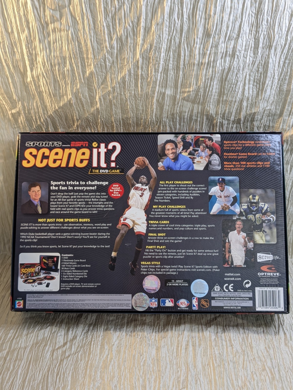 Complete SCENE IT? SPORTS Powered by ESPN The DVD Game Sports Trivia NFL NHL NBA