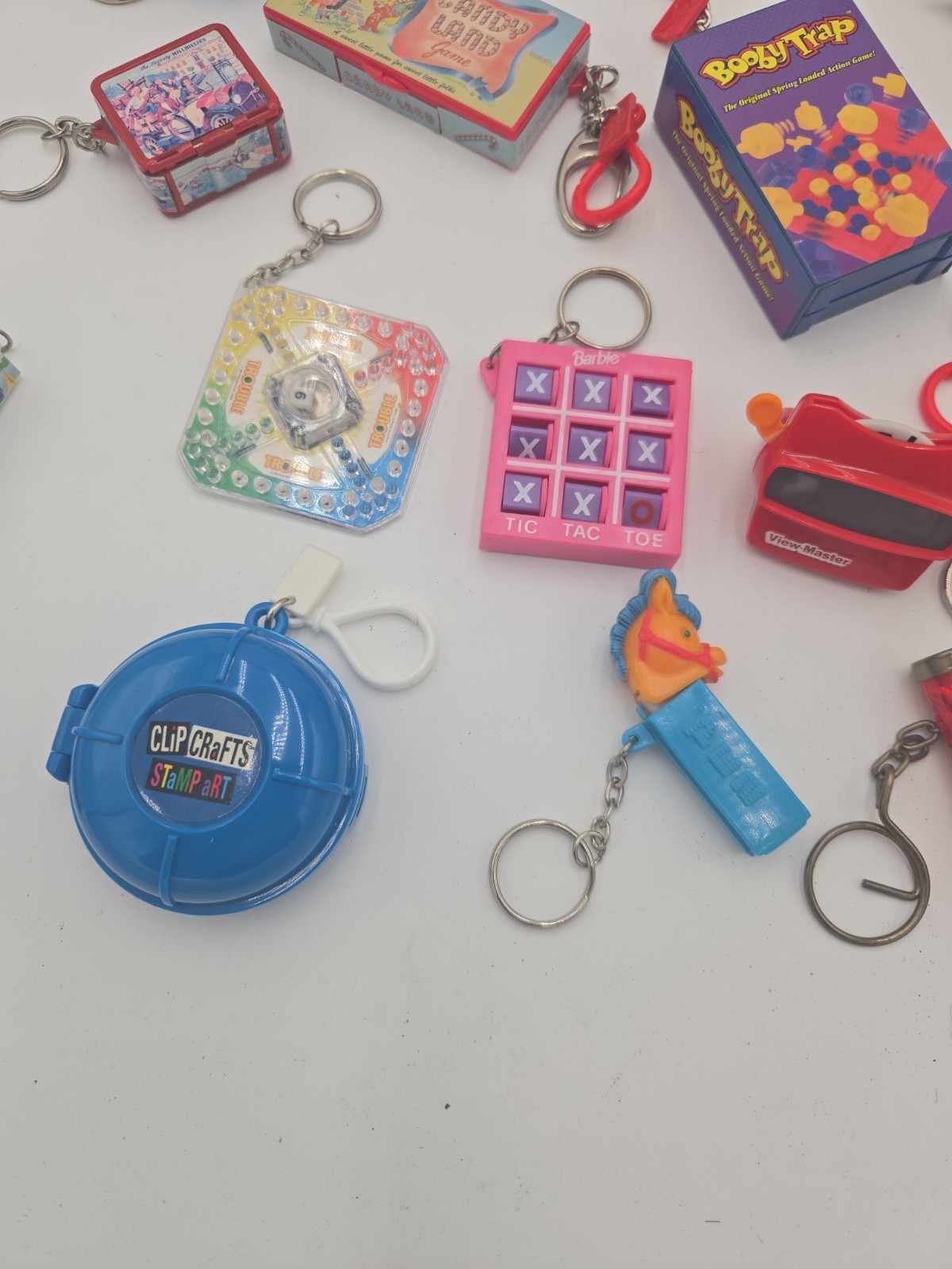 Vintage Y2K Mini Board Game Keychain Toy Lot Of 25 Toys Hasbro 90’s