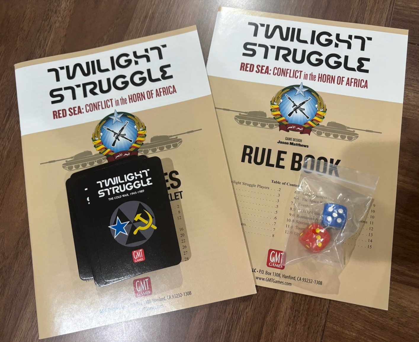GMT Games Twilight Struggle: Red Sea Board Game, Solitaire System, 1-2 Players