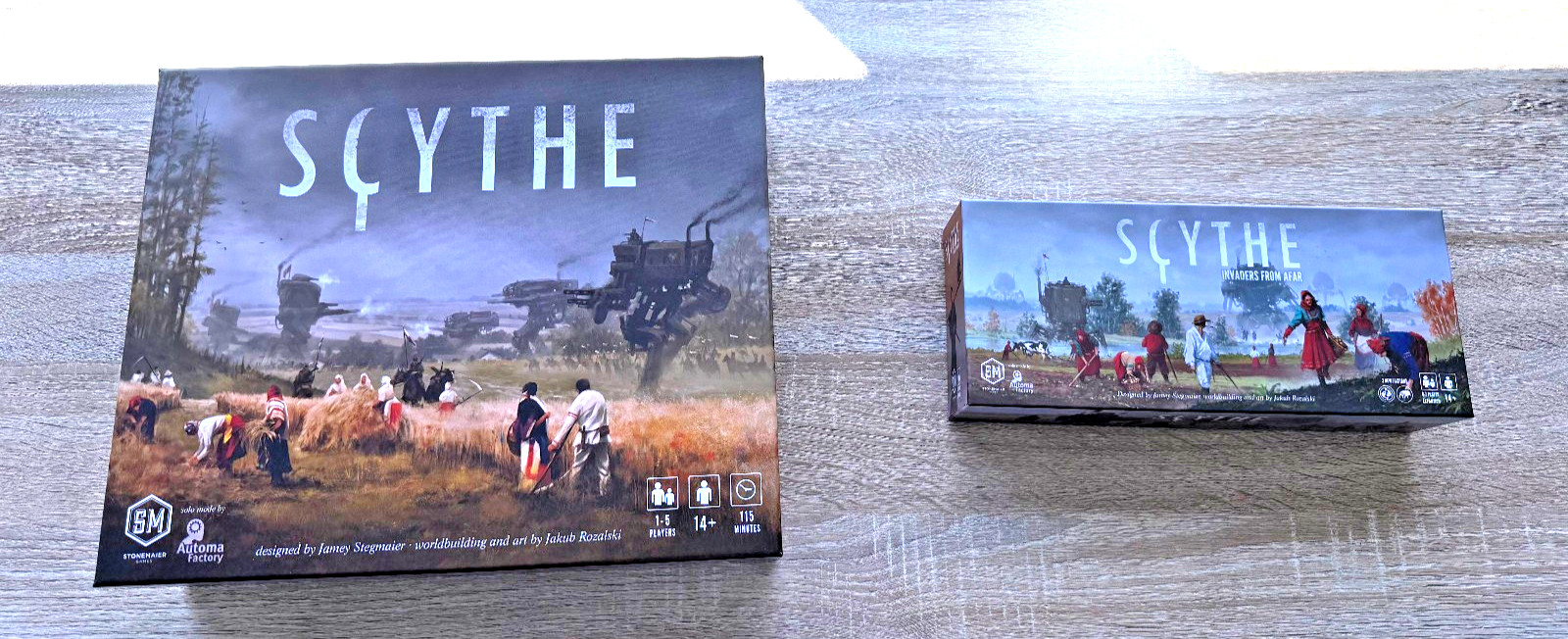 Stonemaier Games Scythe Board Game + Scythe: Invaders From Afar Expansion